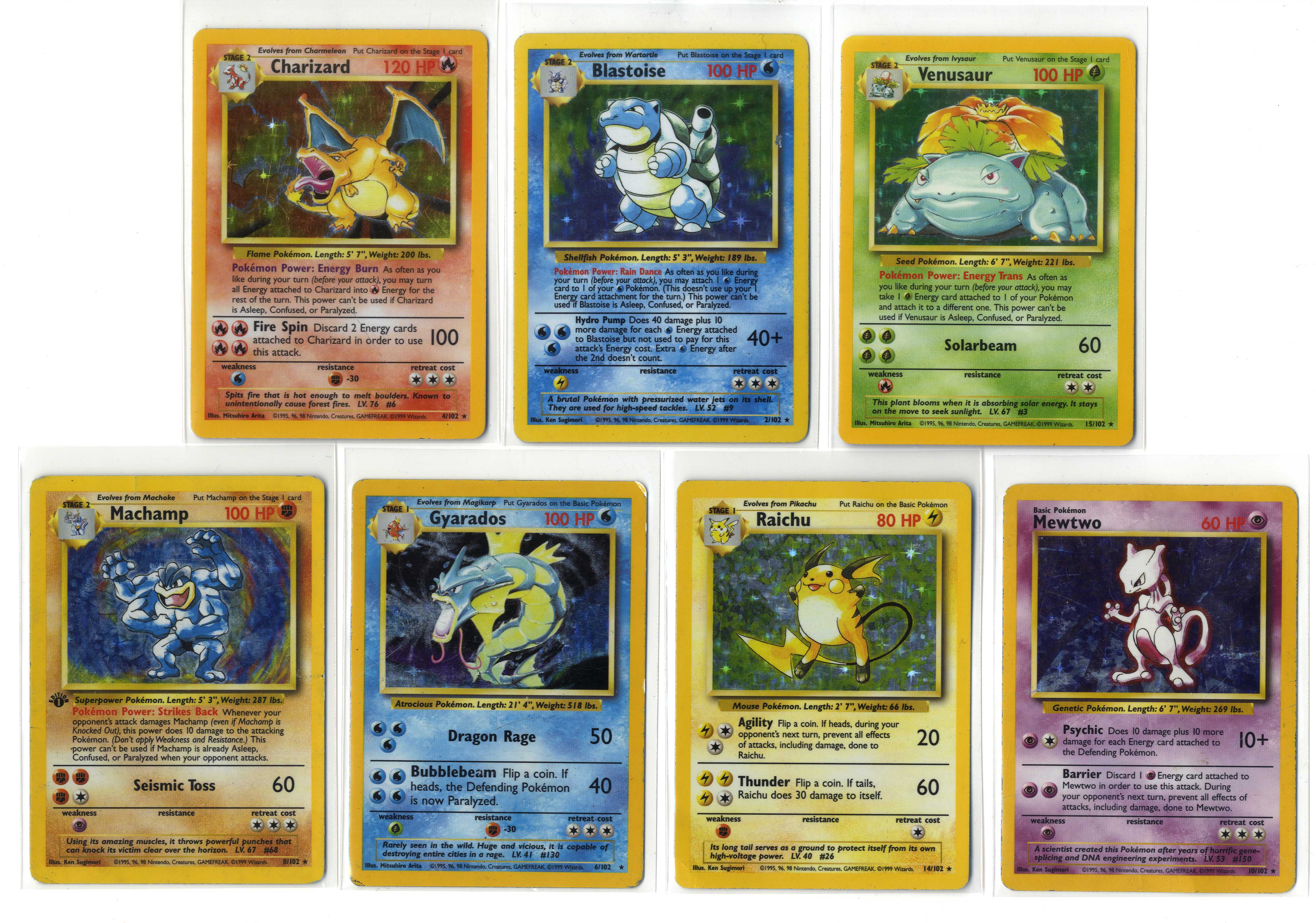 Partially Complete Base Set (1999) - Including X7 Holos