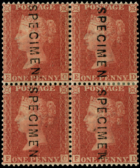 GB 1855 (SPECIMEN) SG29s