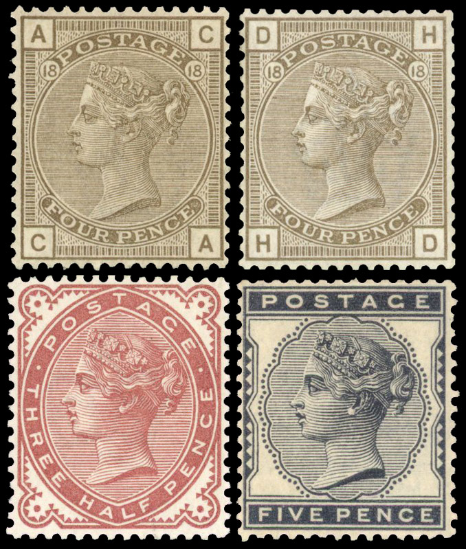 GB 1880-83 mint selection