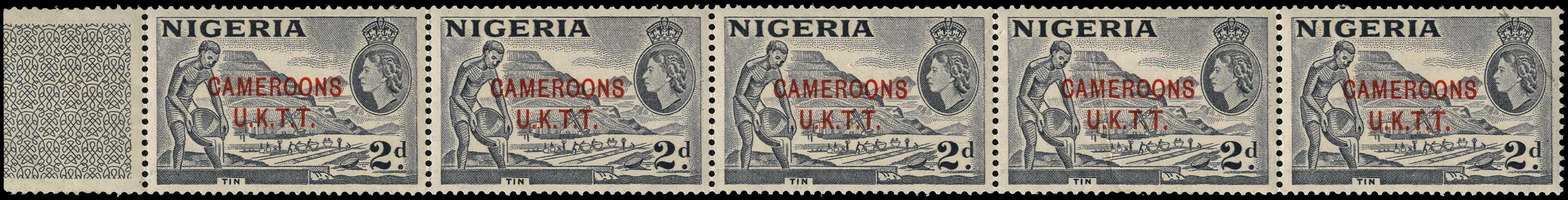 1960 Nigeria 2d slate-blue (Type A),...
