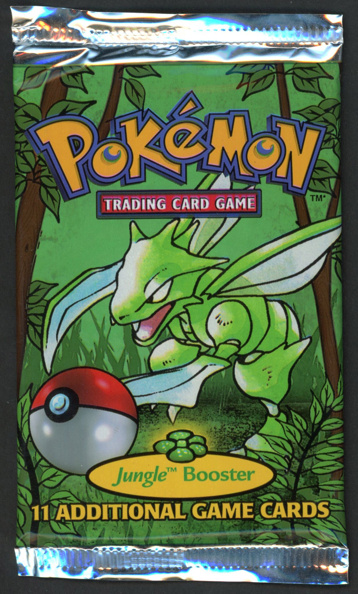 Jungle Sealed Unlimited Booster Pack - Scyther Artwork 