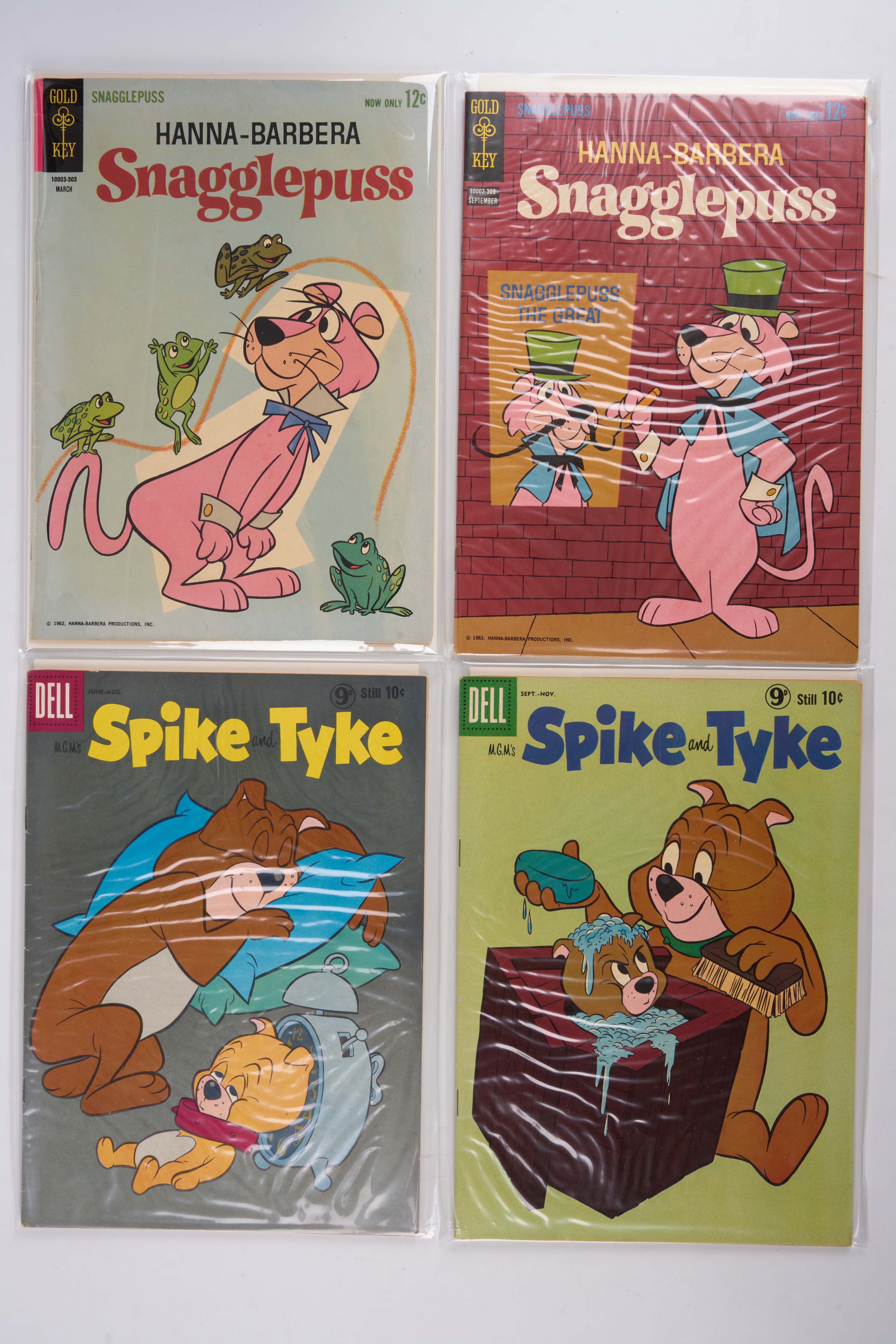 Snagglepuss, Spike and Tyke, Pinocchio, Atomic Mouse & Li'l Kids (Gold Key/Dell/Charlton/Marvel, 1963-1985) Bundle of 11