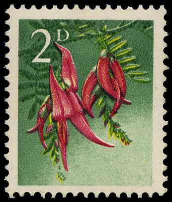 1960 2d Kowhai unmounted o.g. with...