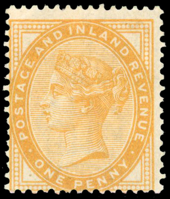 1881 1d Lilac (Die II) Colour Trial in yellow