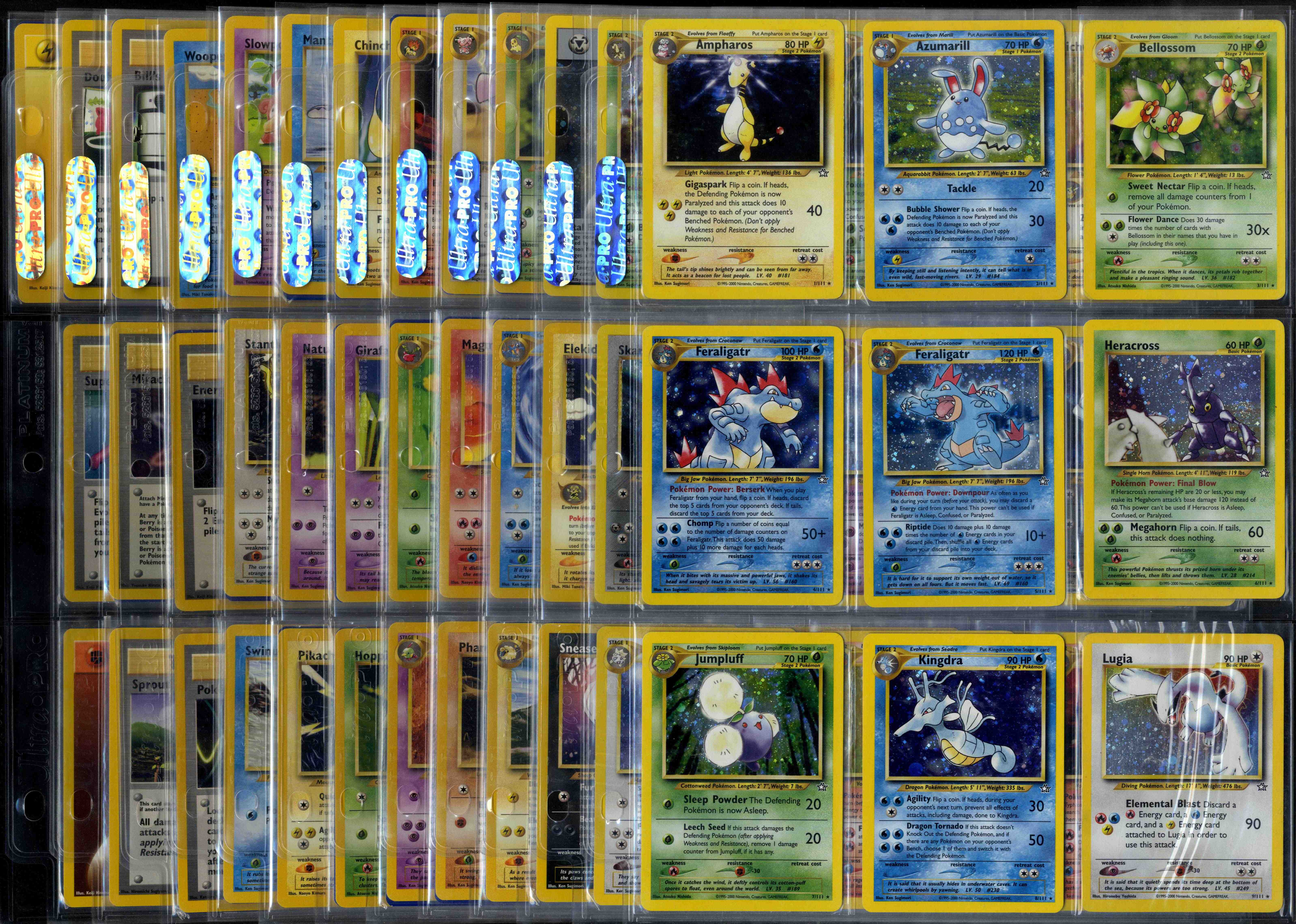Complete Neo Genesis Set - 111/111 - Unlimited/1st Ed.