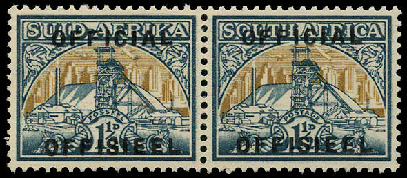 SOUTH AFRICA 1949 SGO34var Official