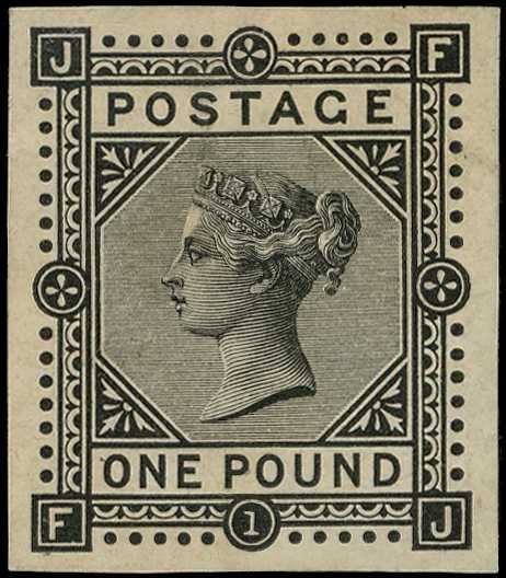 1878 £1 Plate proof Pl.1. Very fine...