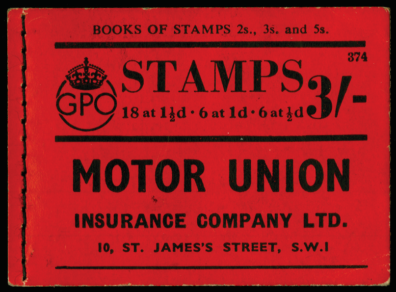 GB SGBD22 1938 3s Booklet (Edition No.374).