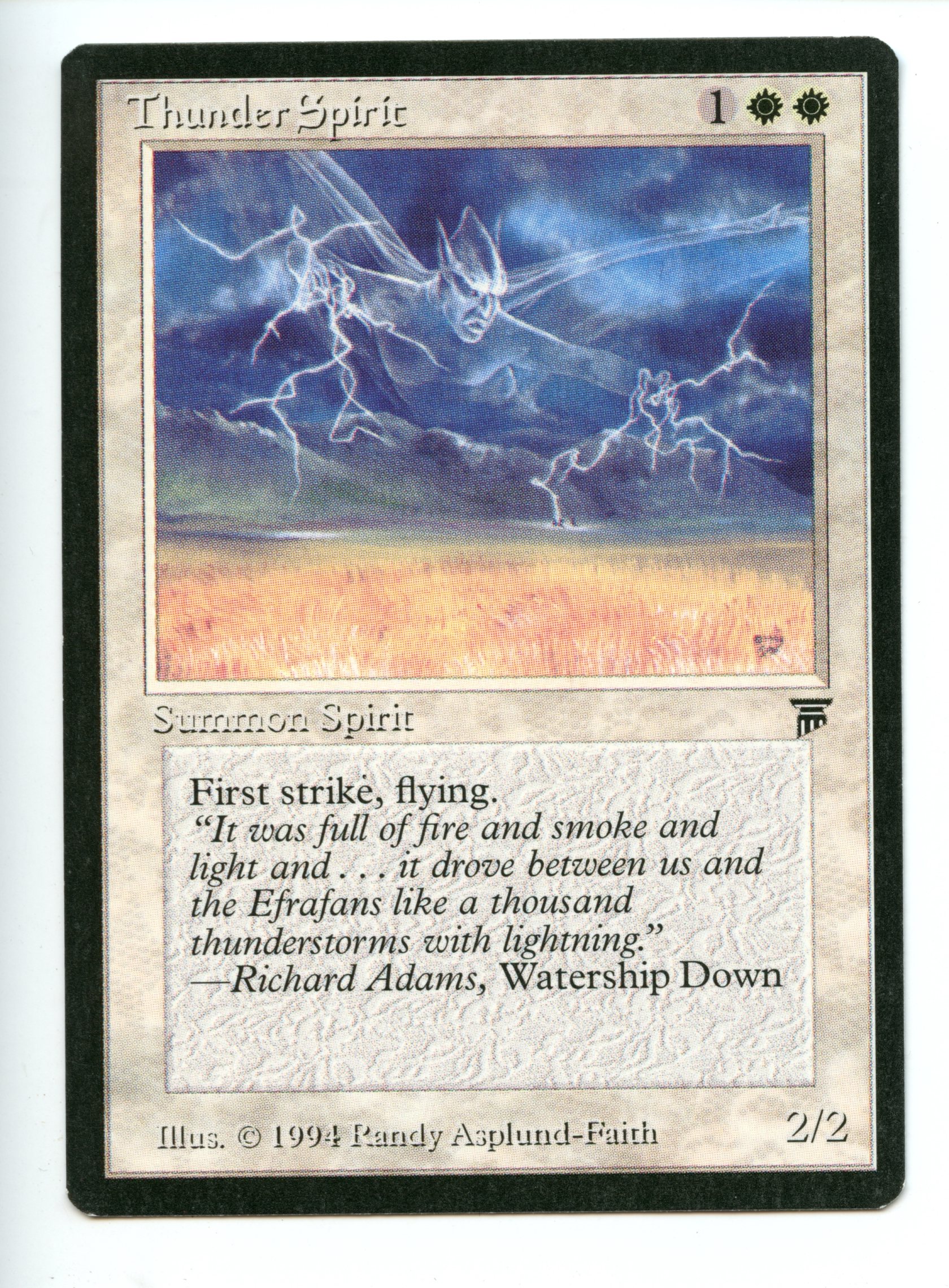 Magic the Gathering - Thunder Spirit  - Legends - Moderately Played