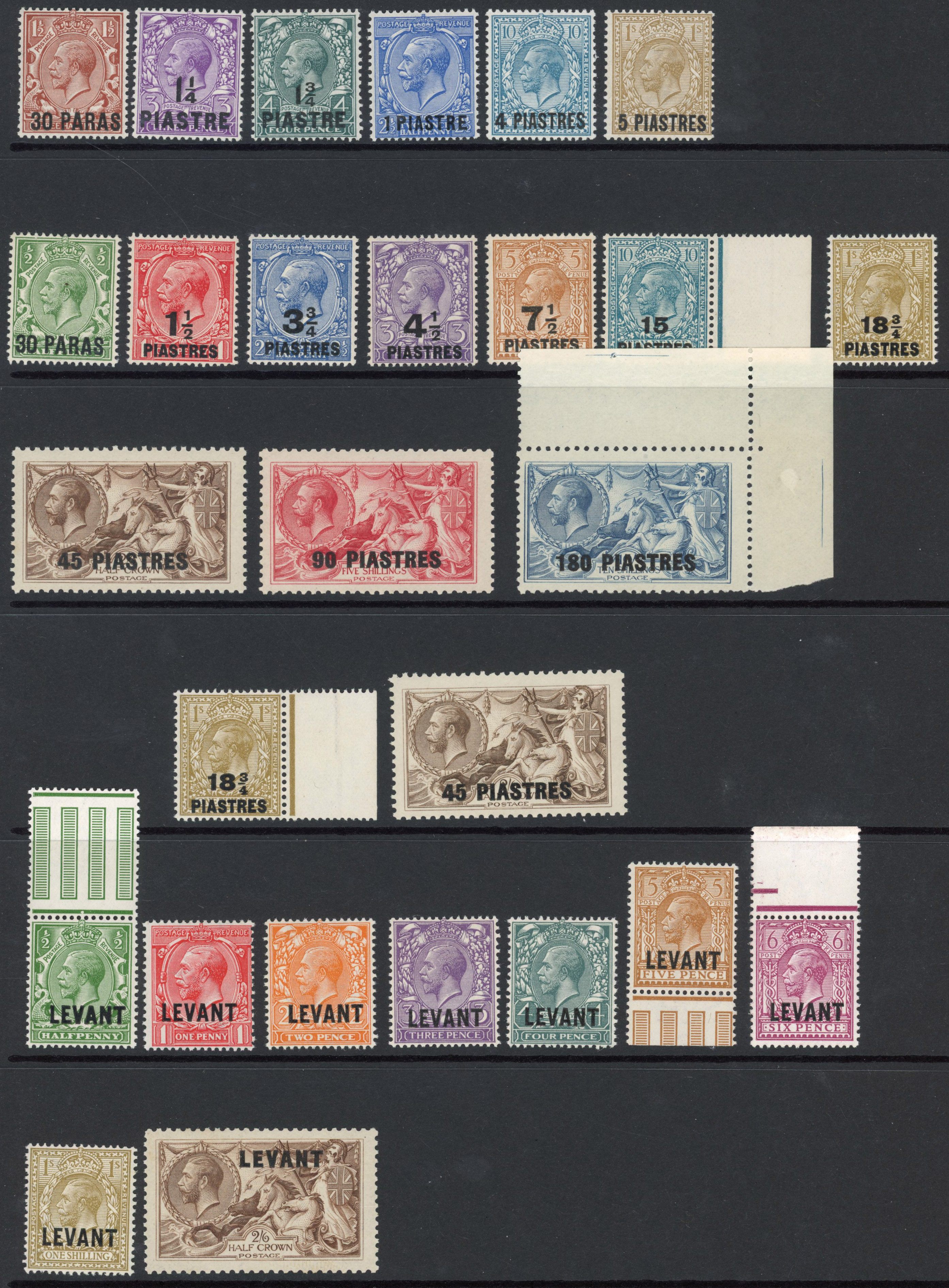 British Levant KG V group mint