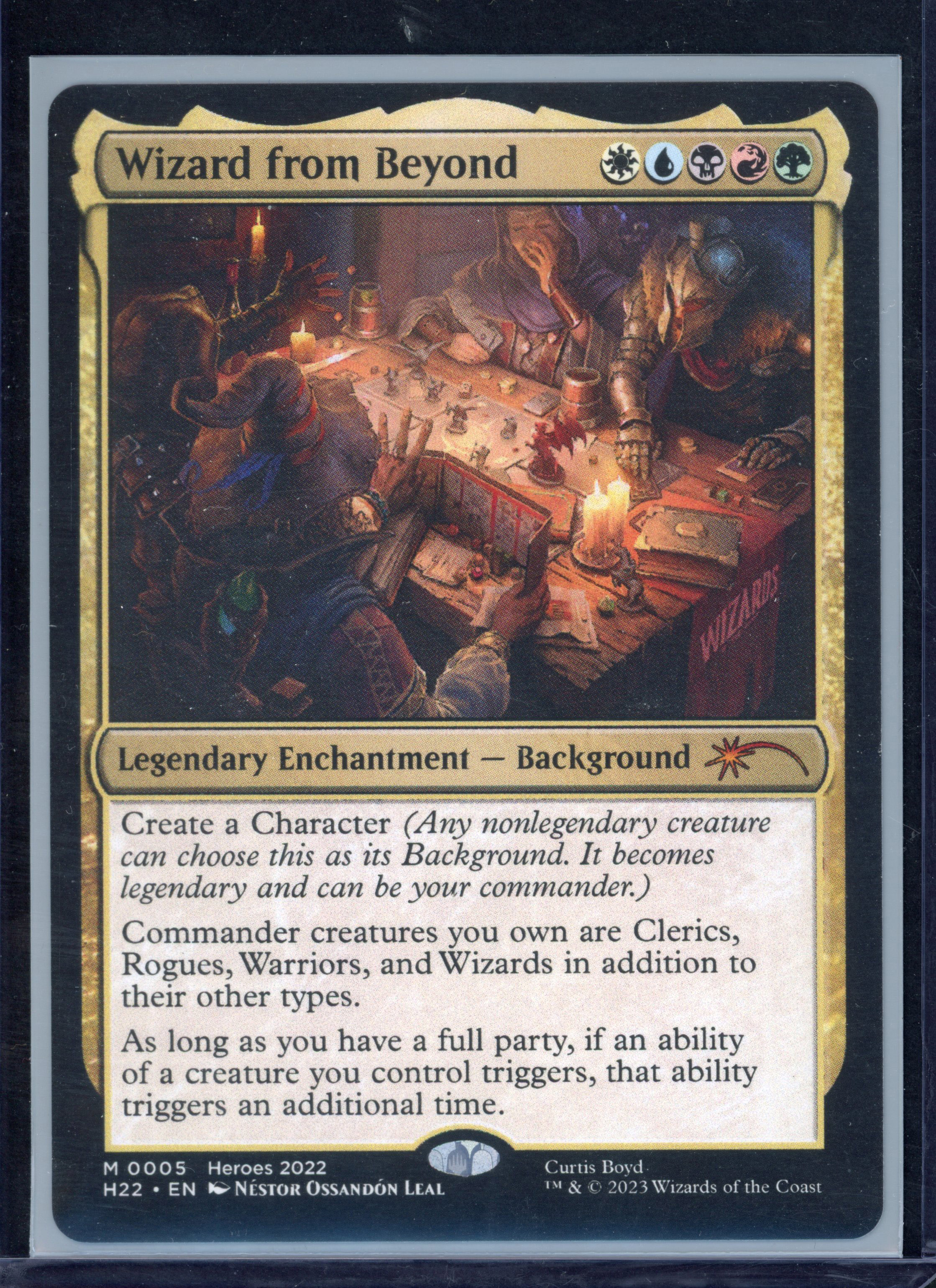 Magic The Gathering - Wizard from Beyond - Heroes of the Realm Promo