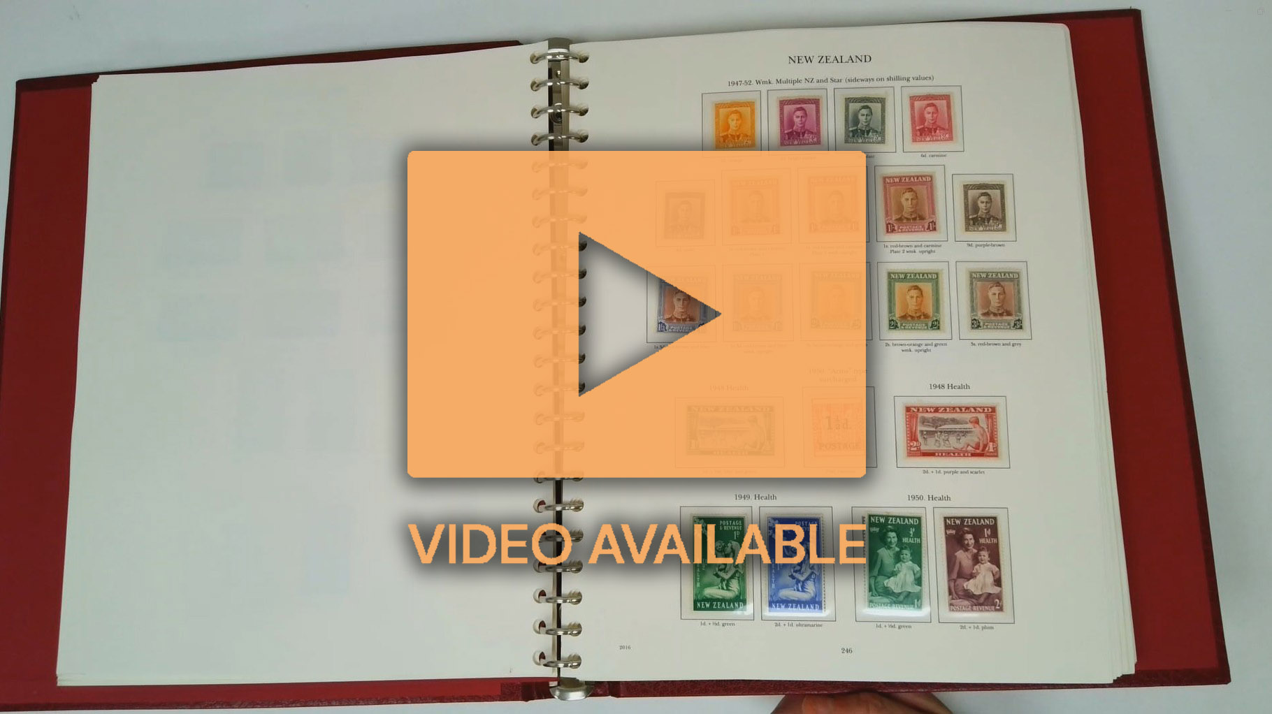 KGVI mint collection New Zealand to Samoa in SG binder