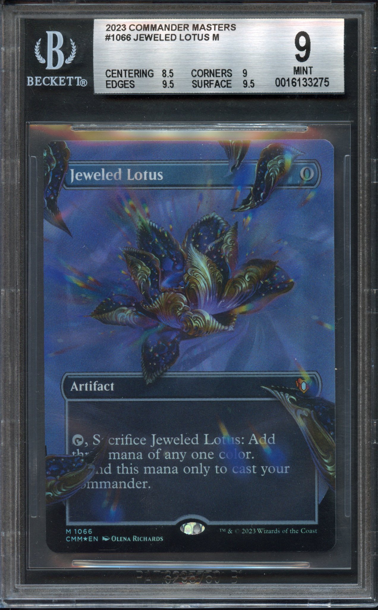 BGS 9 Jeweled Lotus (textured foil) - Commander Masters