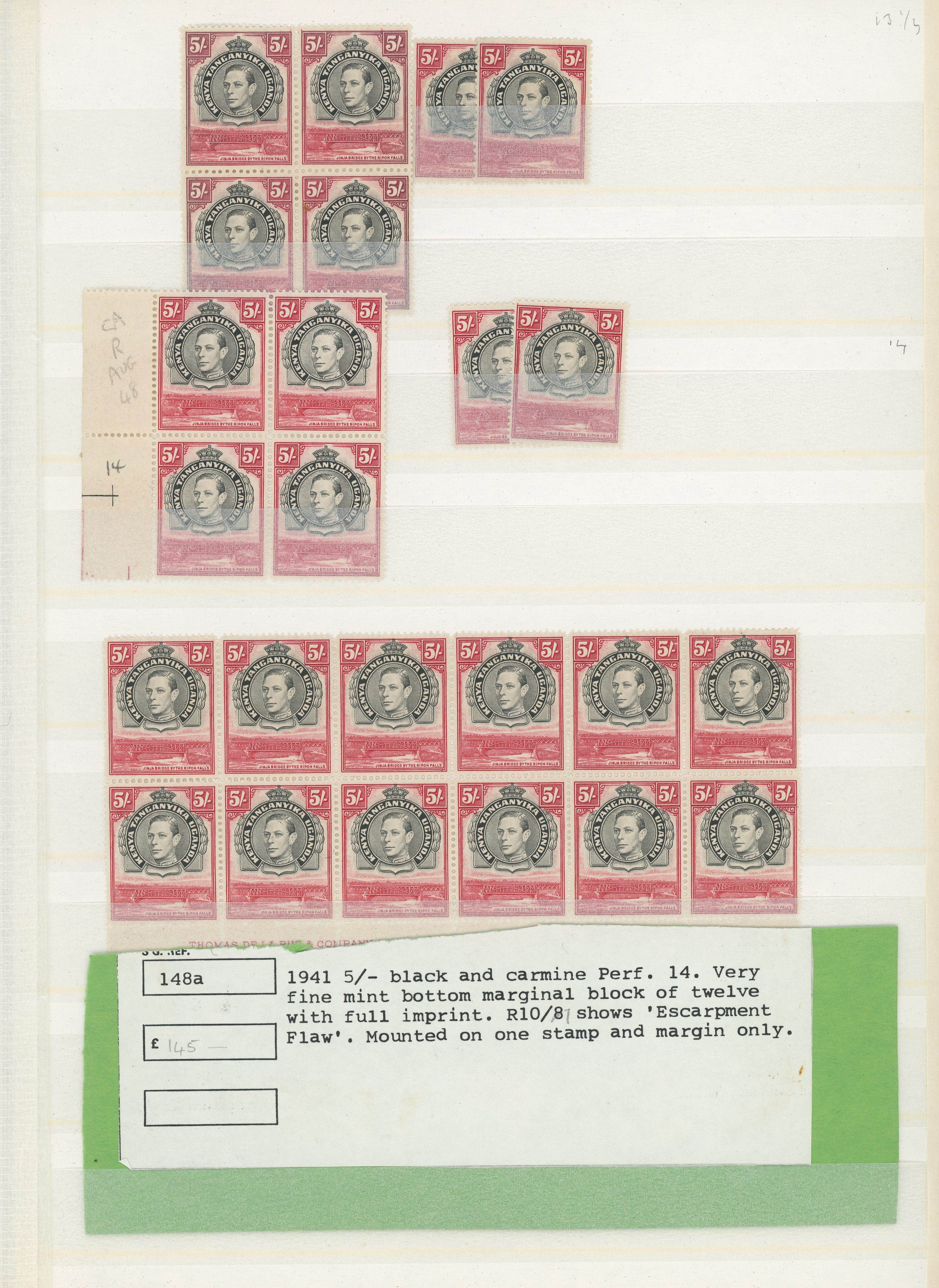 KUT SG 148-b mint collection