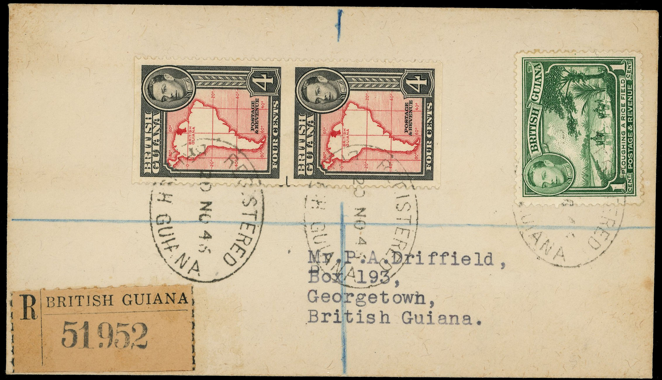 British Guiana SG 310a cover