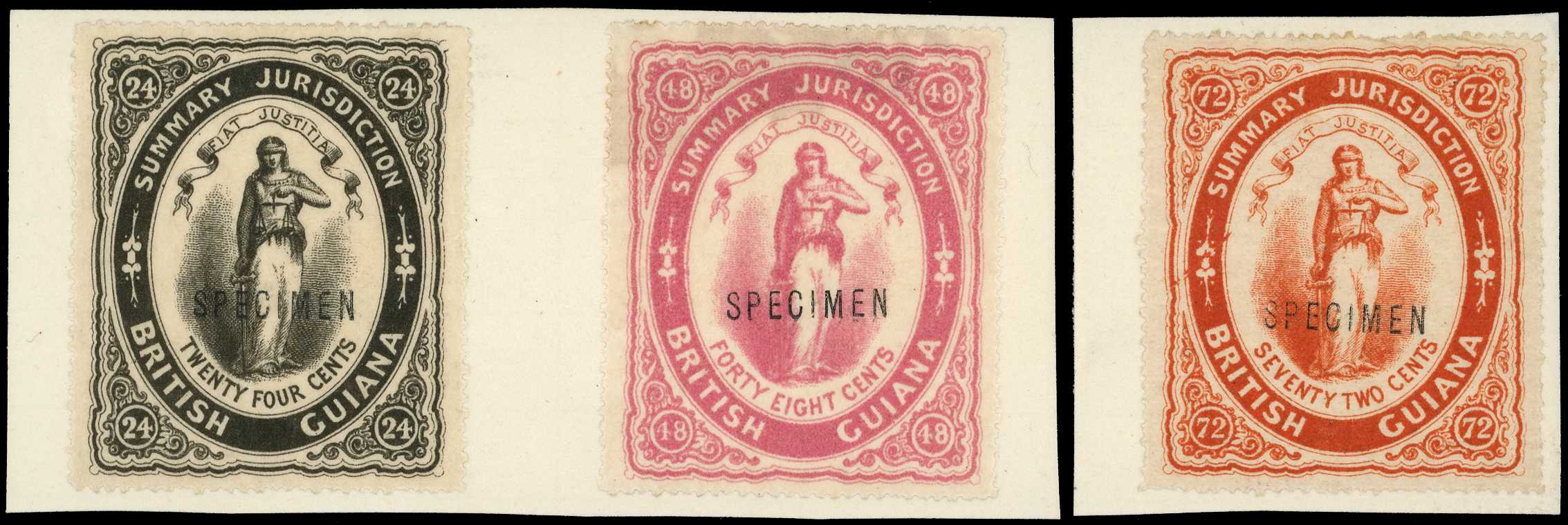 Summary Jurisdiction: 1891-92 24c black, 48c...