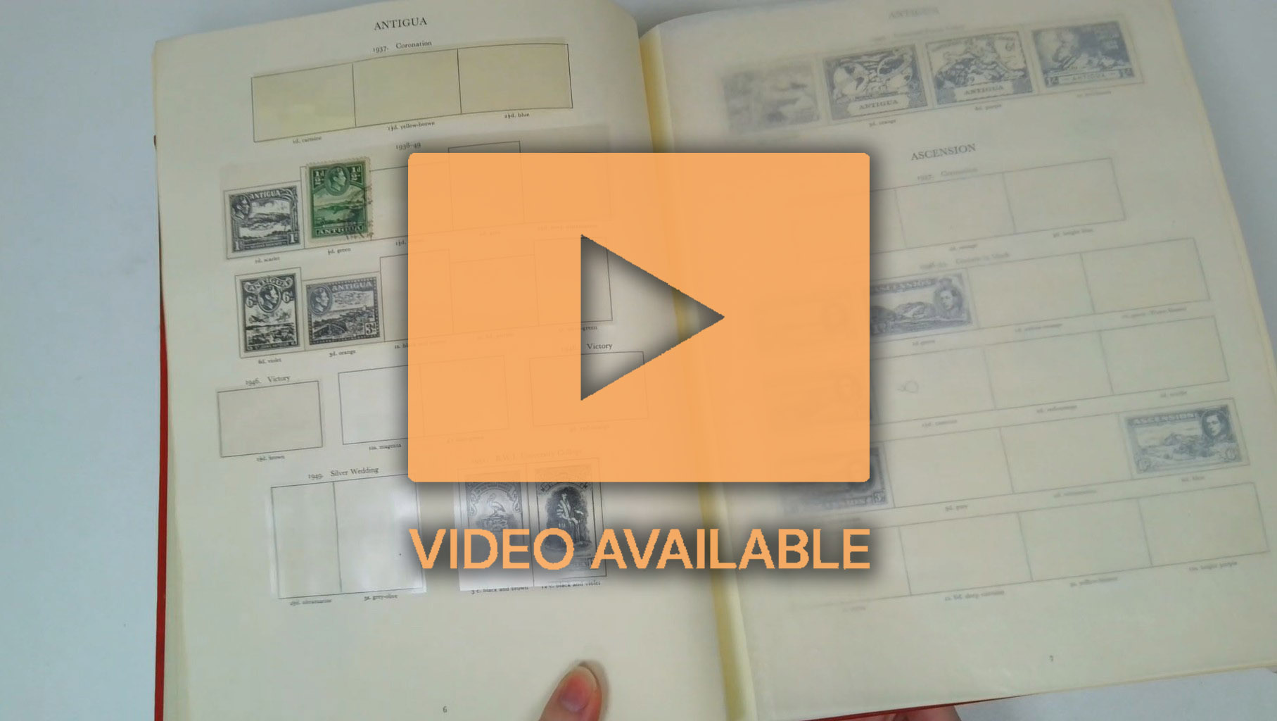 ALL WORLD group Ideal and SG largely empty printed albums