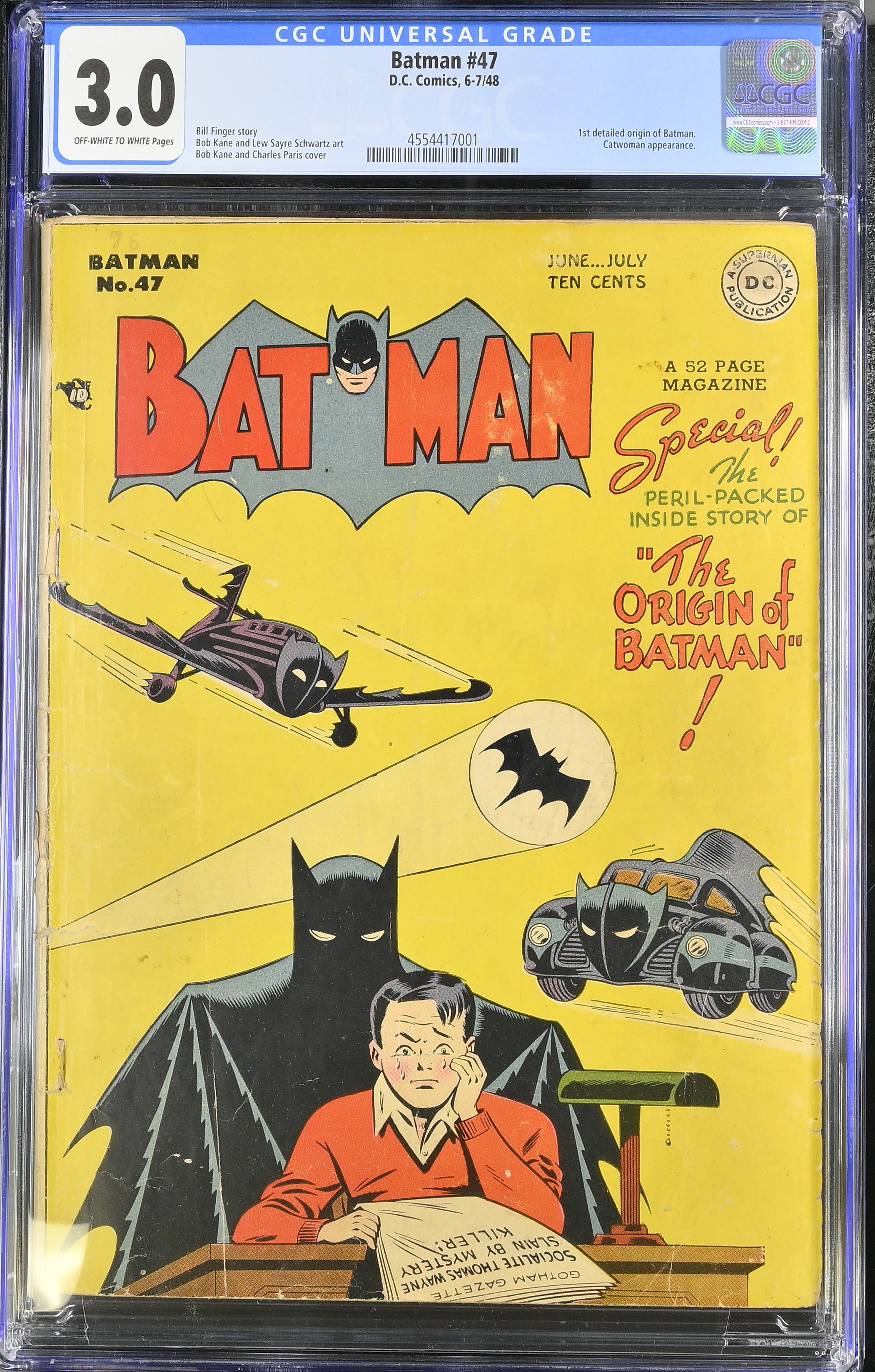 Batman #47 (DC Comics 1948) CGC 3.0