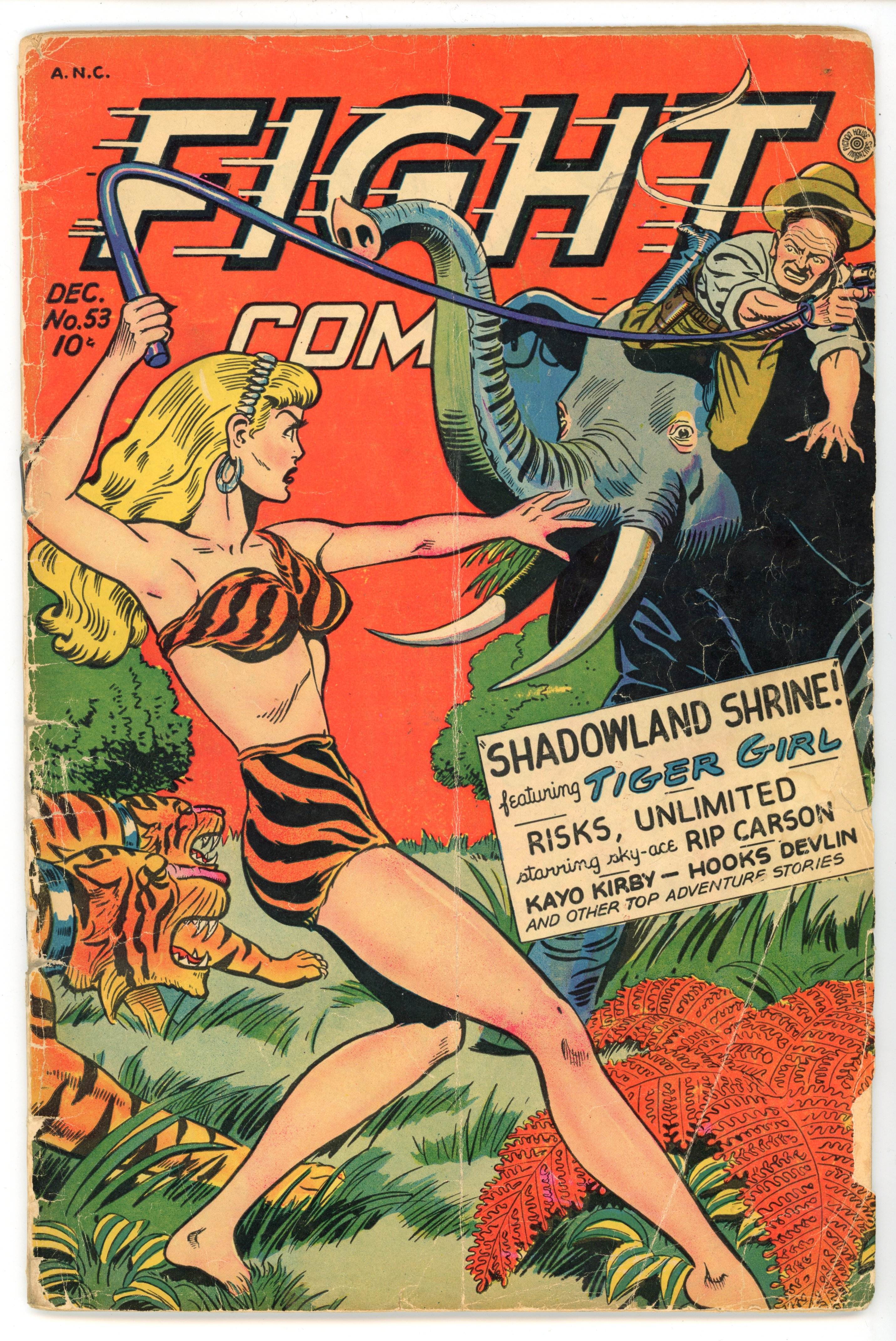 †Fight Comics #53 & #54 (Fiction House, 1947-48)