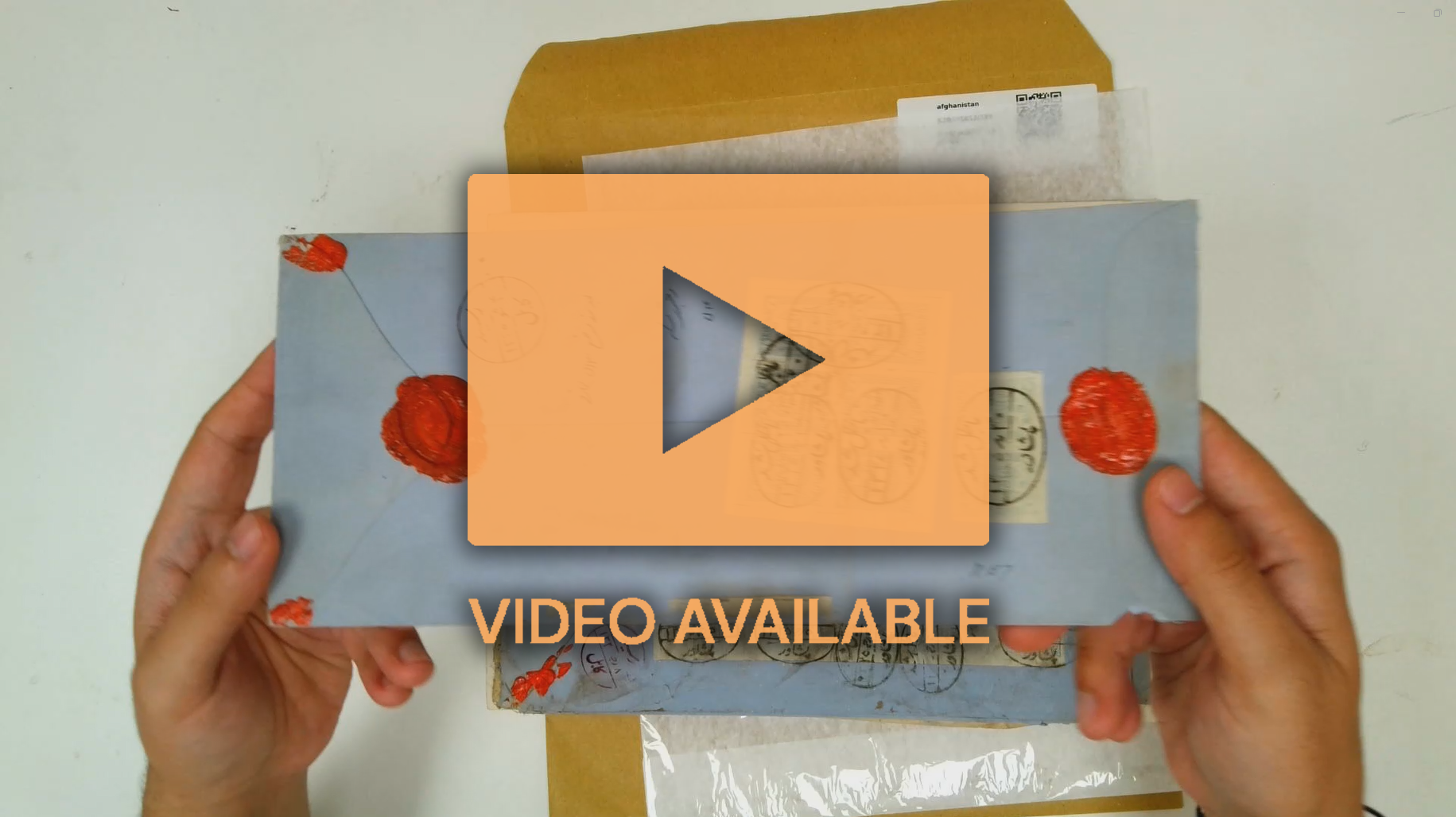 AFGHANISTAN 1910s group of five large Peshawar to Kabul covers