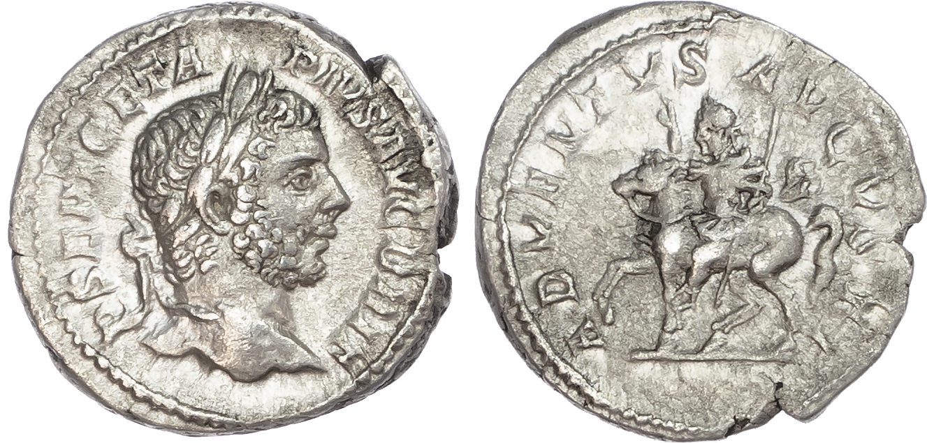 Geta (AD 209-211) AR Denarius, Rome, 3.10g. 