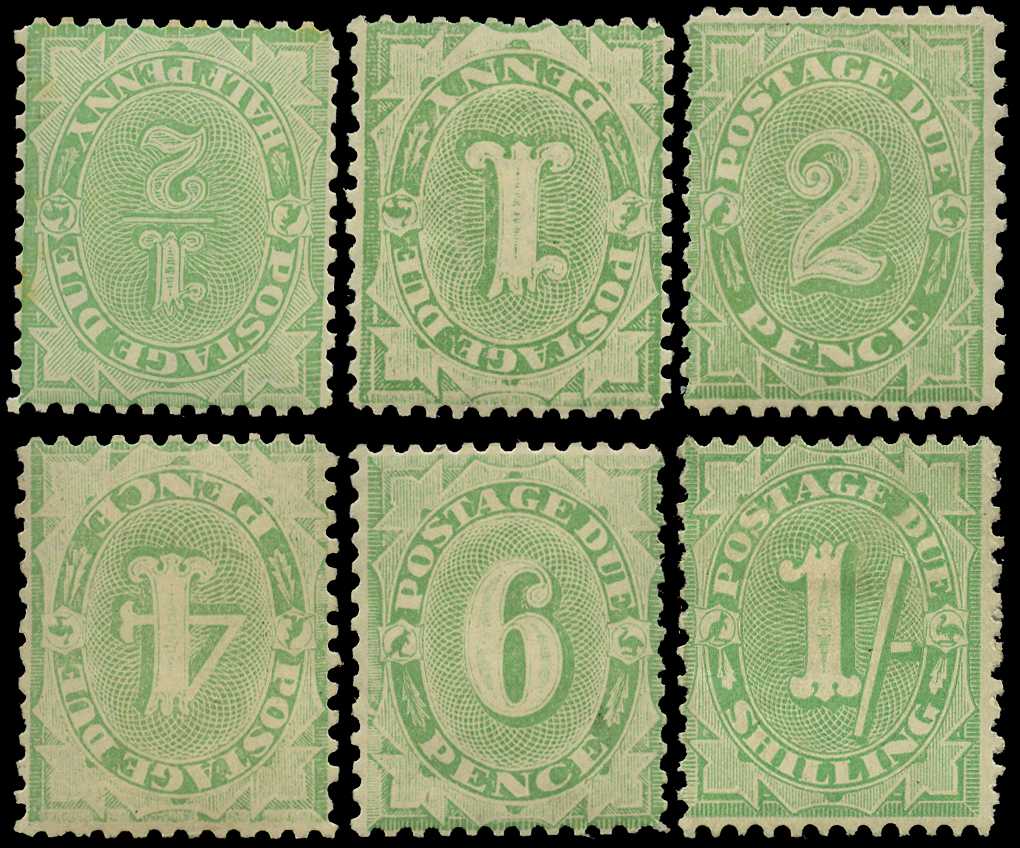 Postage Dues. 1907 ½d - 6d set of six,...