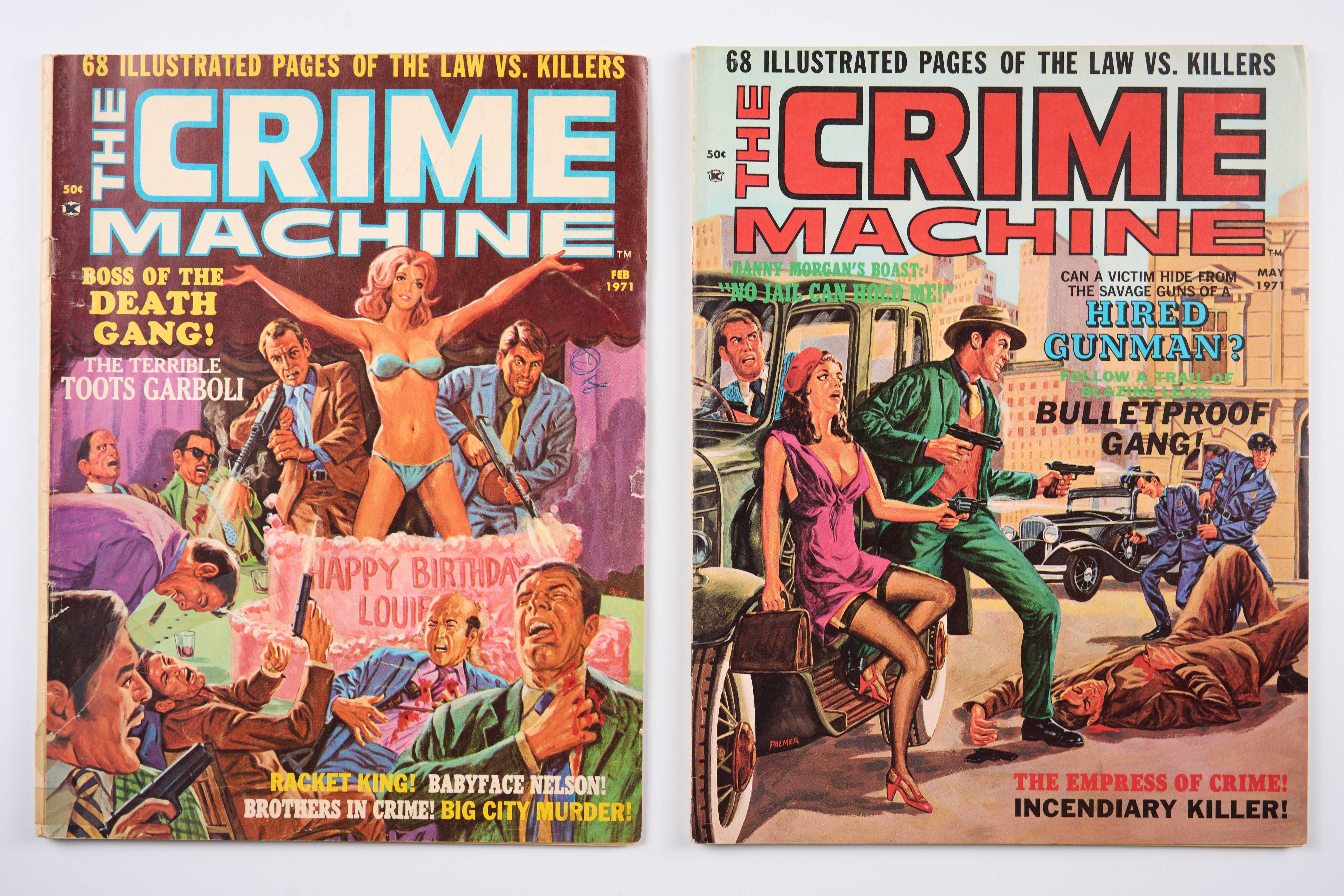 Crime Machine #1-#2 and Thrilling Adventures Stories #1-#2 (Skyward/Seaboard Comics, 1971-75) Total 4
