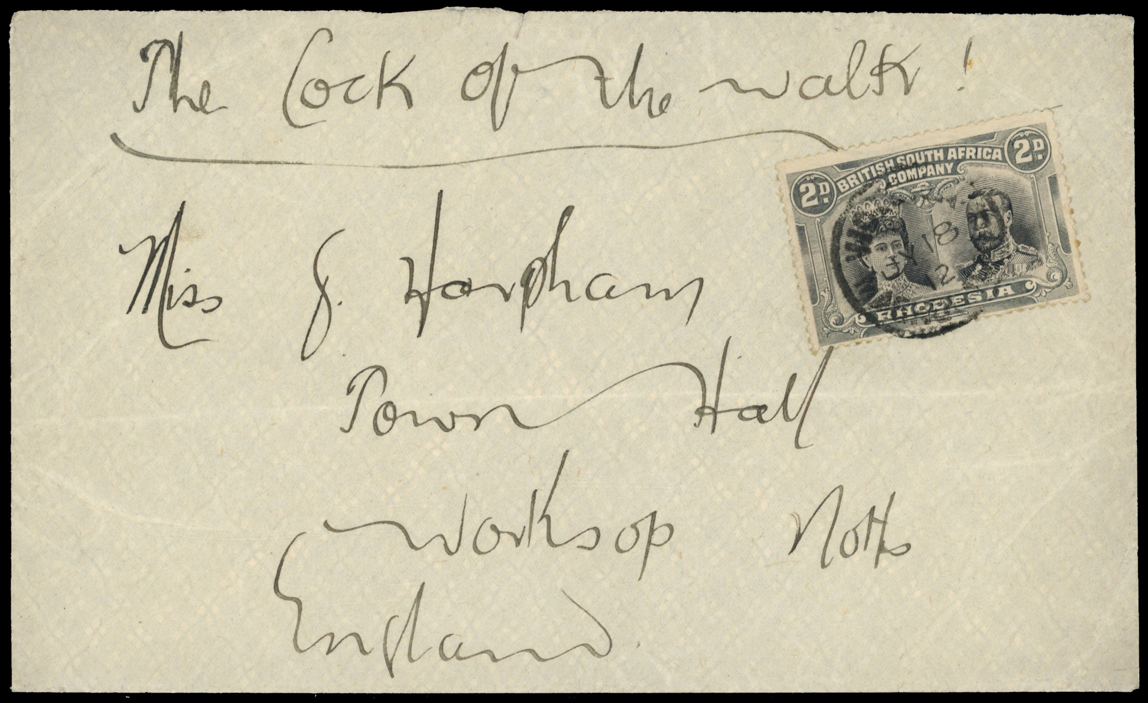 2d black and grey-black RSC D on cover to Worksop