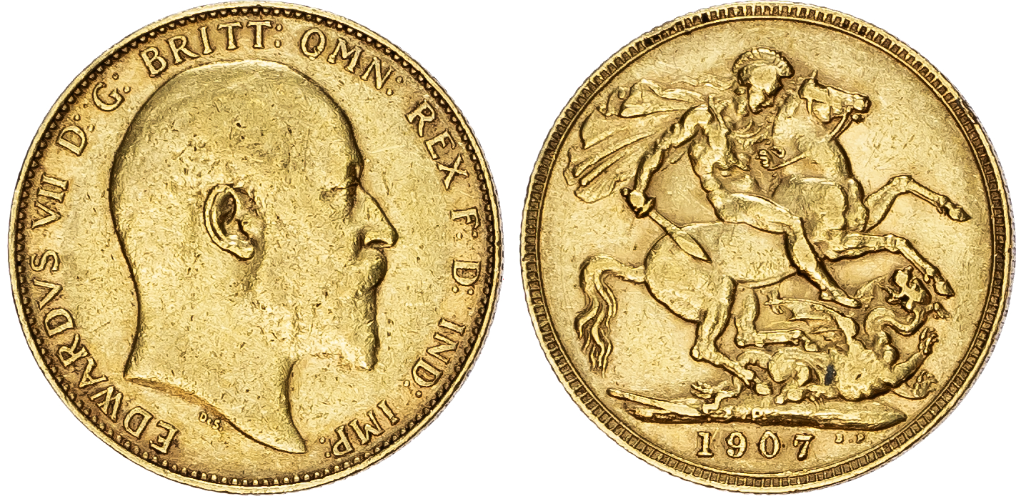 Edward VII (1901-1910), Group of Gold Coins (4).