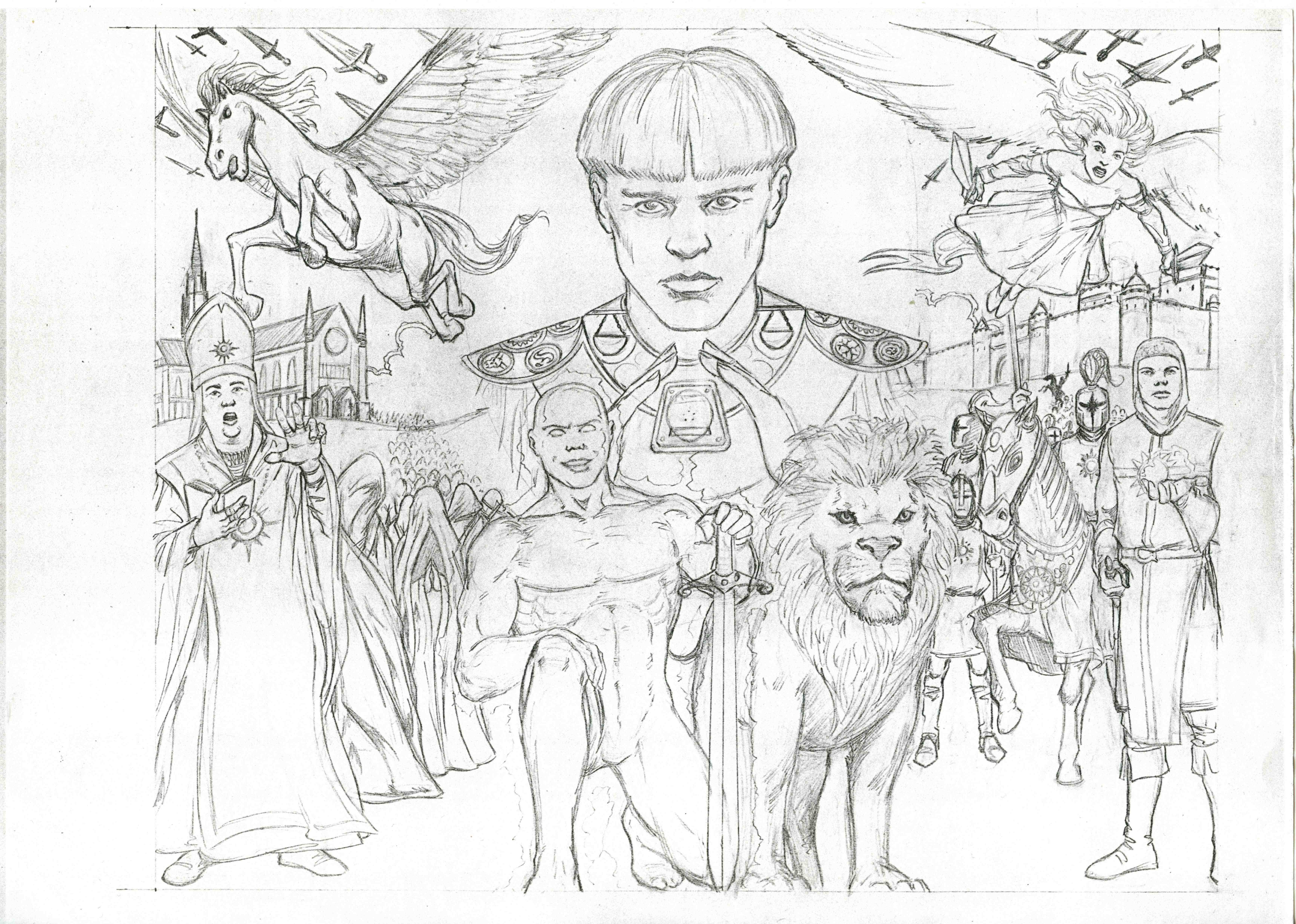 Magic the Gathering - Artist Archival Material by Pete Venters