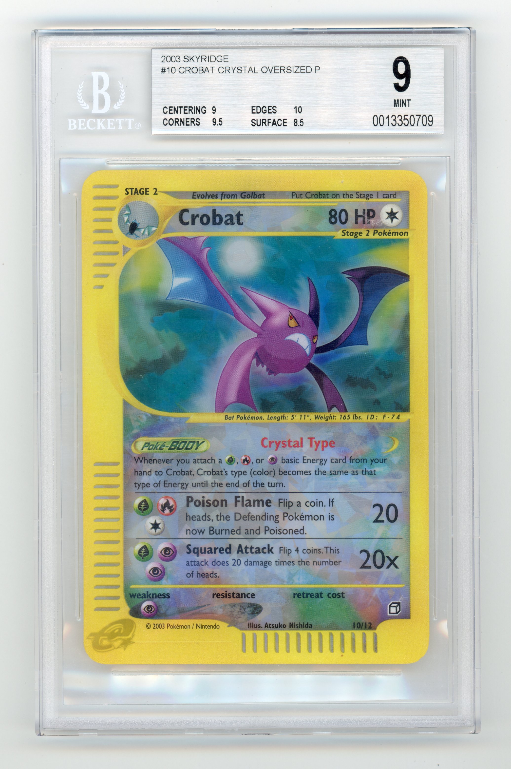 BGS 9 Crobat #10 Box Topper Jumbo Skyridge