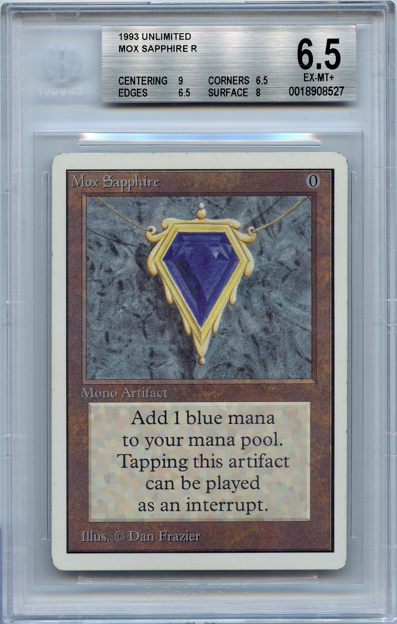 BGS 6.5 Mox Sapphire - Unlimited Power Nine