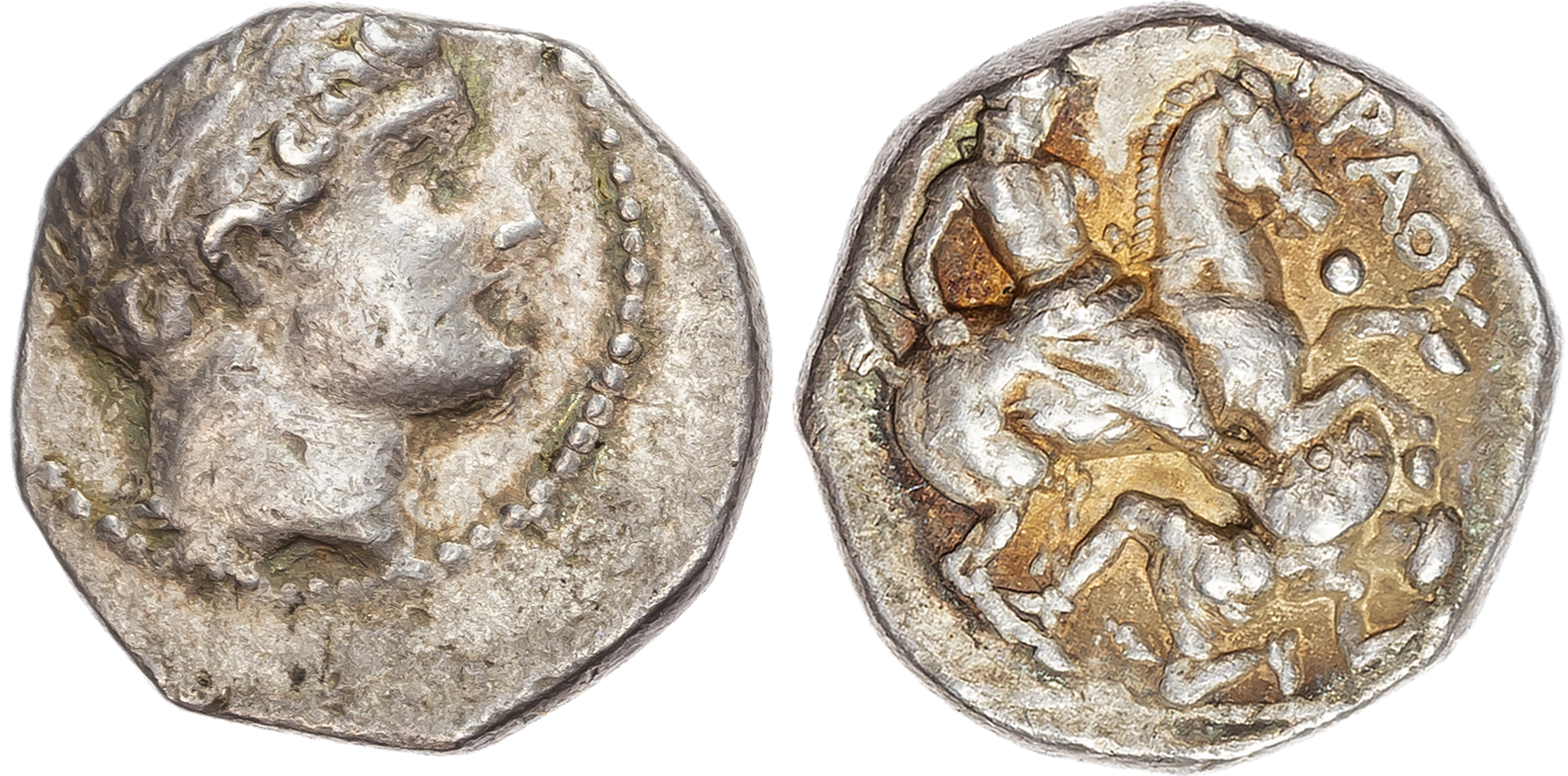 Kingdom of Paeonia, Patraos (c. 335-315 BC) AR Tetradrachm, mint of Damastion(?), 12.88g. 