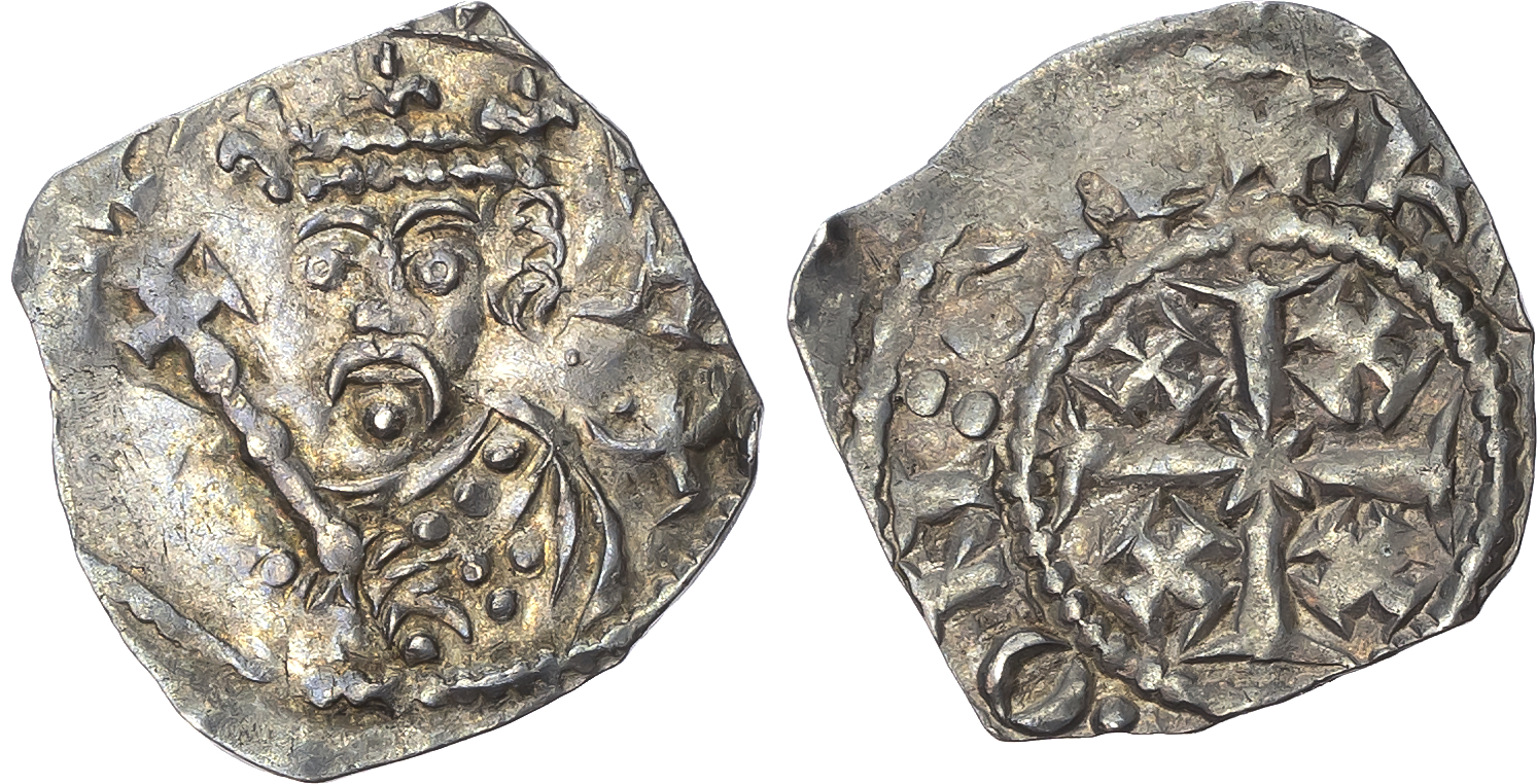Henry II (1154-1189), AR Penny, Cross-and-crosslets (‘Tealby’) coinage; class F1. 1174-1180. Ipswich, moneyer Roberd.