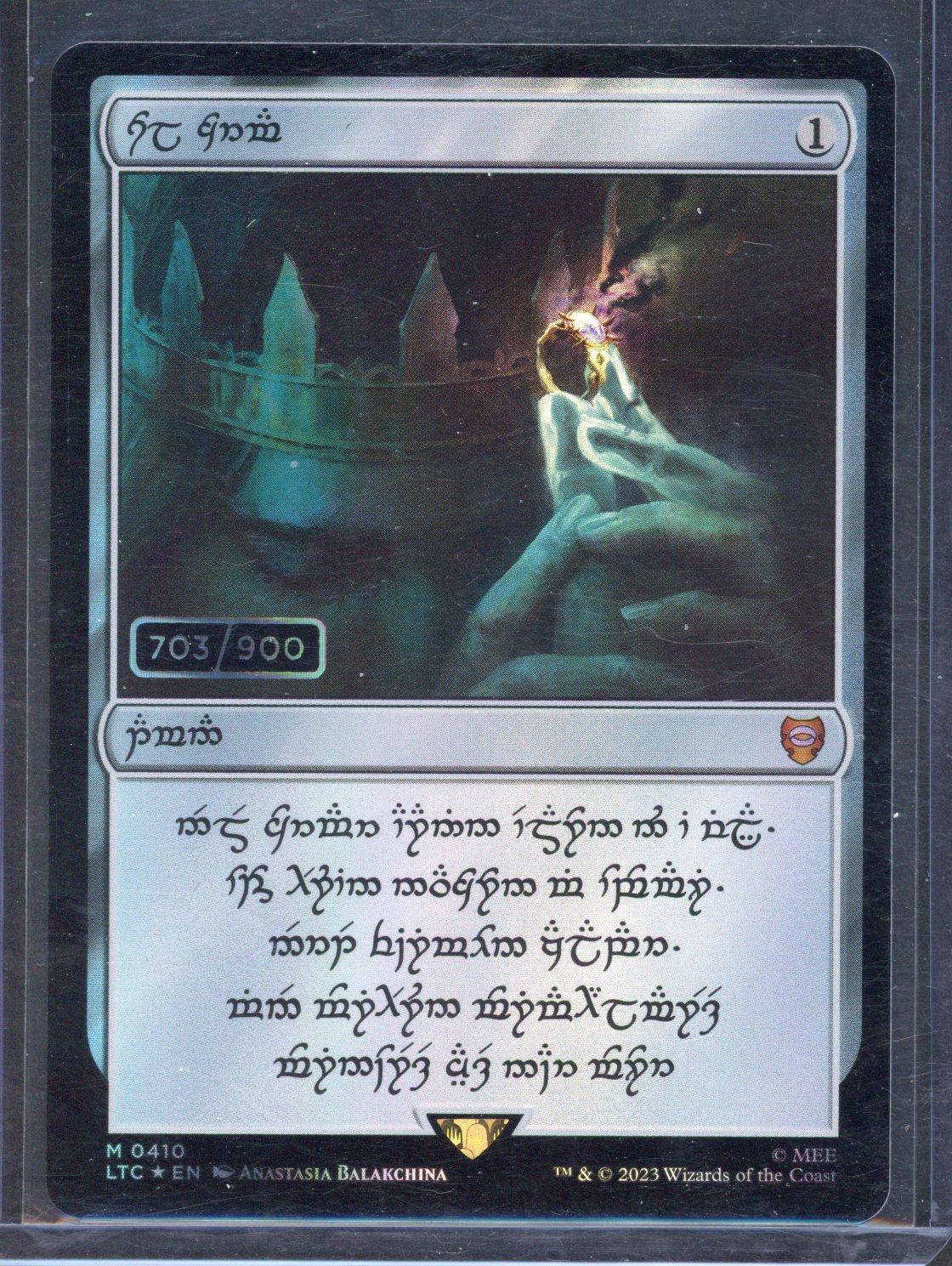 Magic The Gathering - Human Sol Ring 703/900  - The Lord of the Rings: Tales of Middle-earth - Near Mint