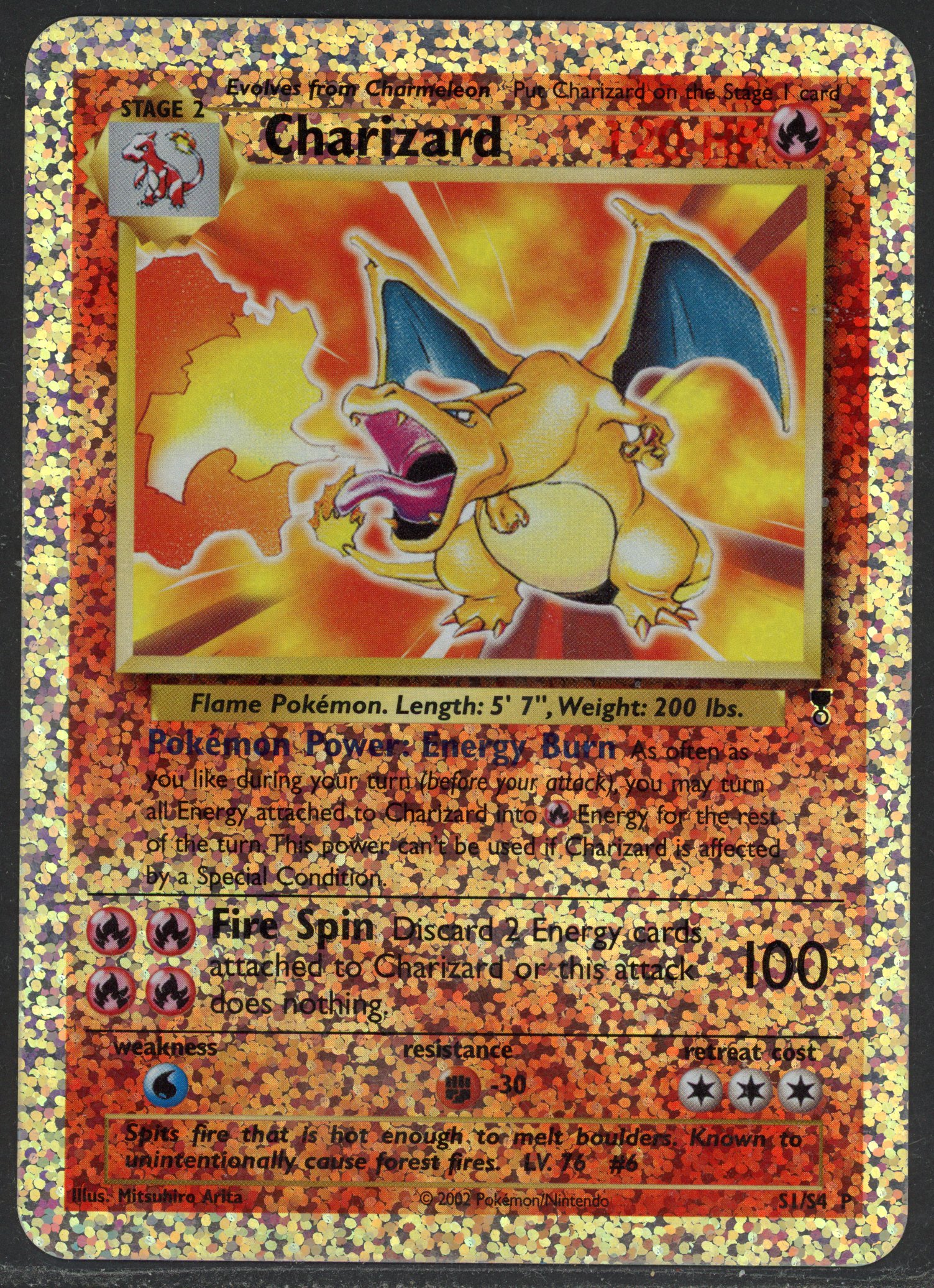 Pokémon TCG - Charizard Box-Topper Reverse Foil - Legendary Collection