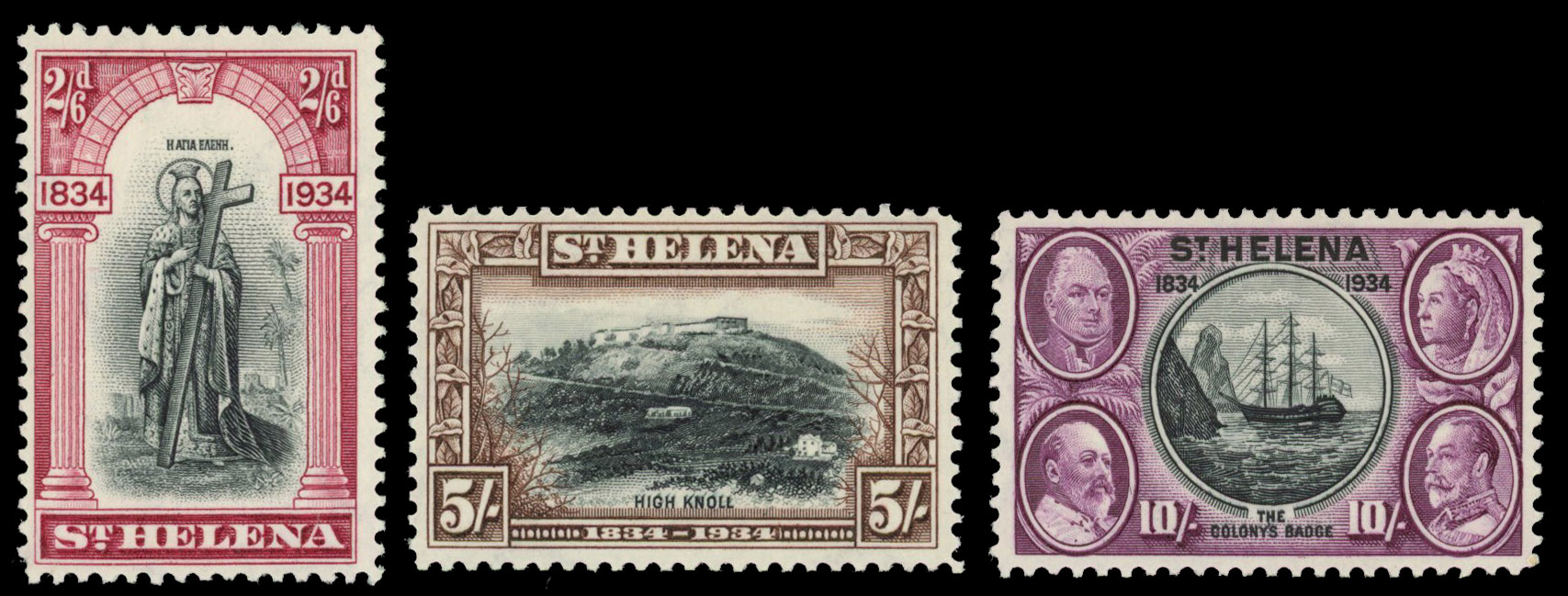 St Helena 1934 Centenary set mint 
