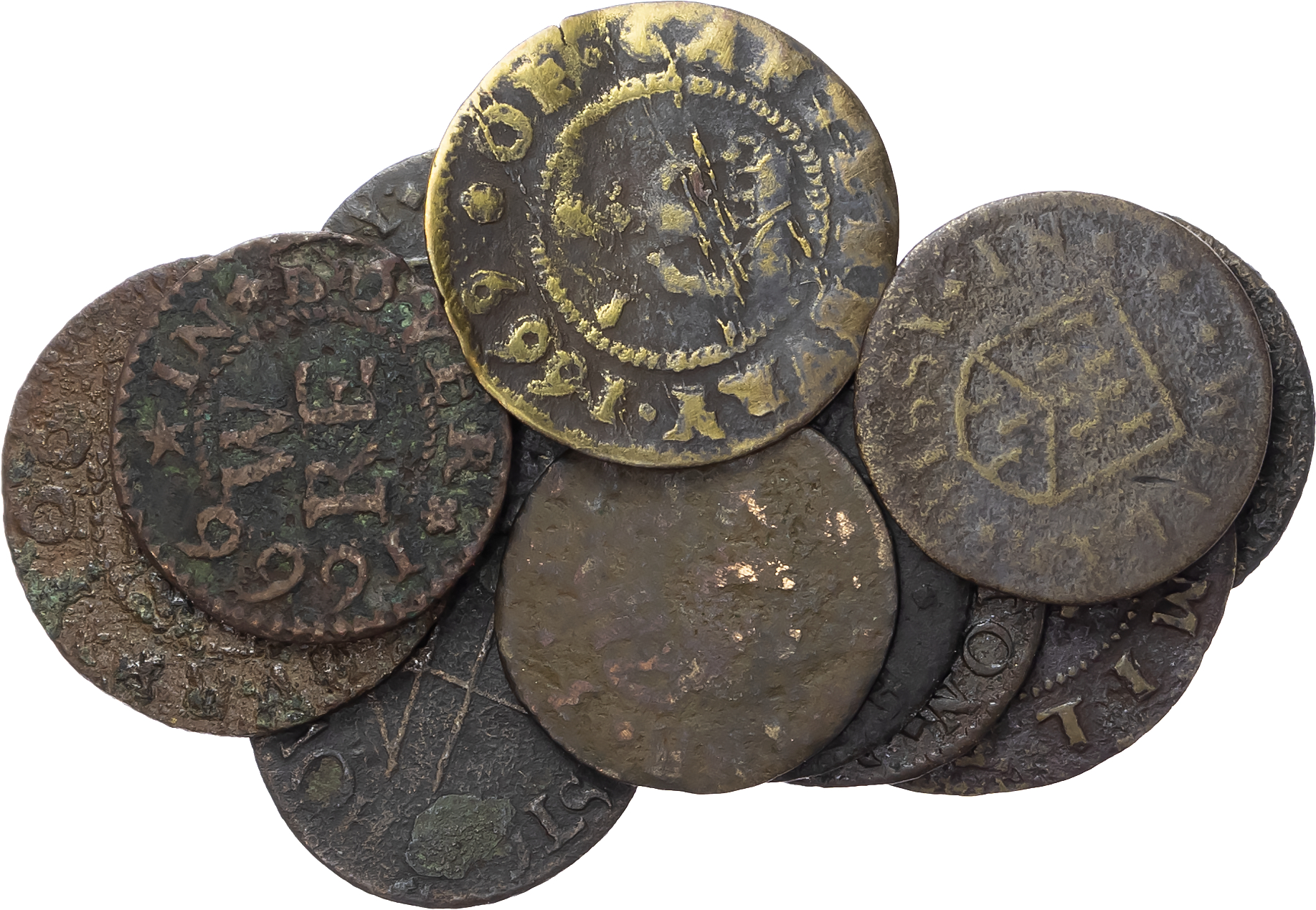 Kent, Brookland, John Eve Farthing nd Grocers’ Arms 0.78gm. (W 40).