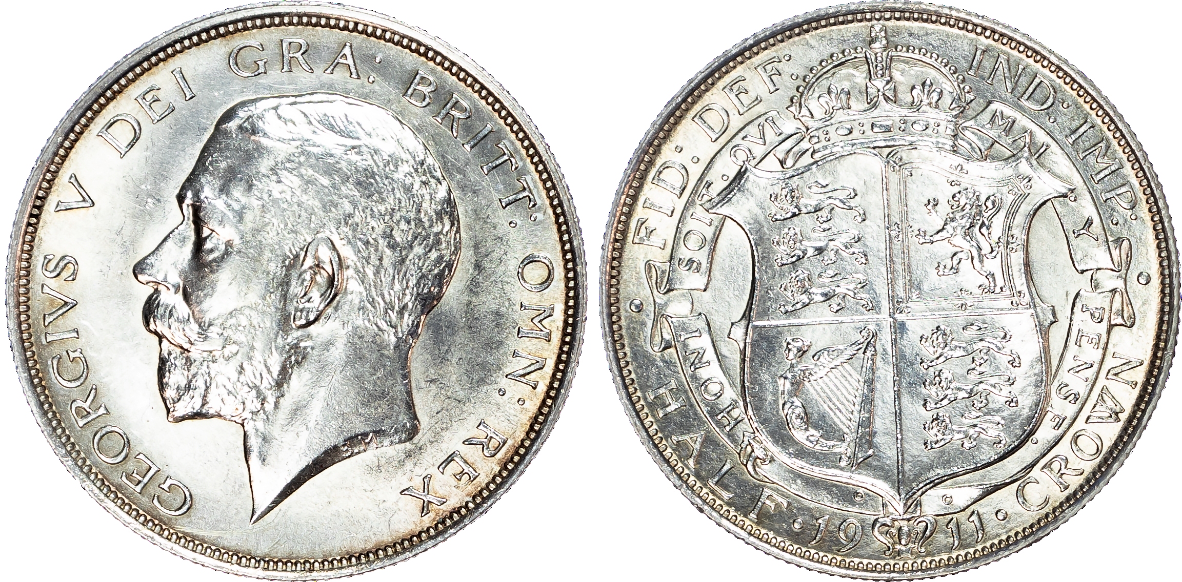 George V (1910-1936), Halfcrown, 1911