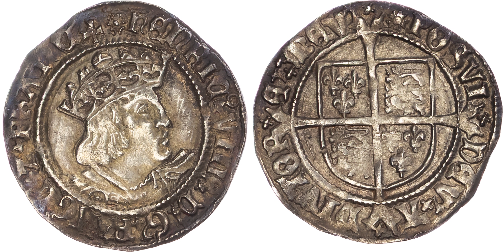 Henry VIII (1509-1547), Second Coinage, Groat, 1526-1532, London.