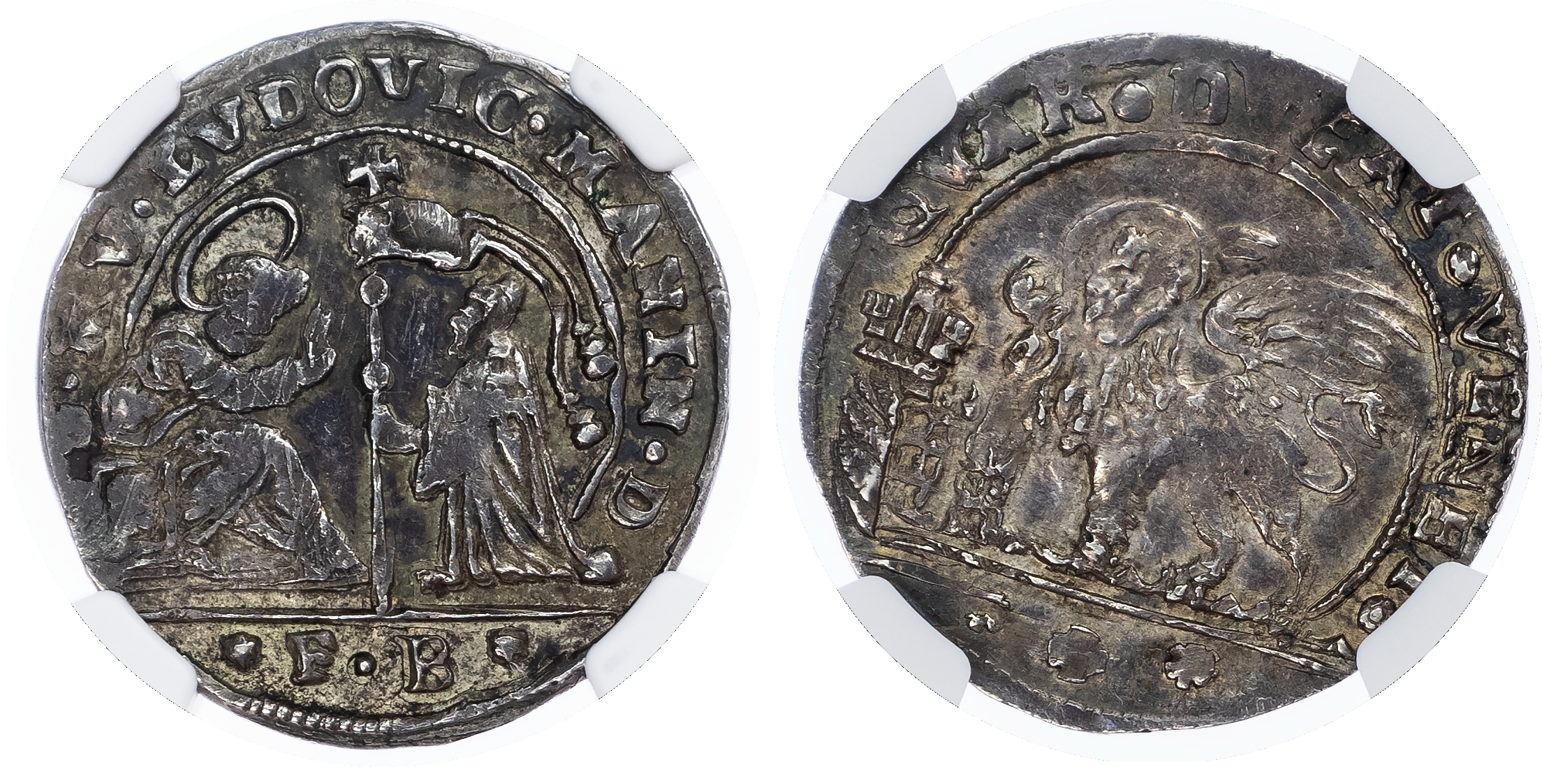 Italy, States. Venice AR 1/4 Ducato. 1796.