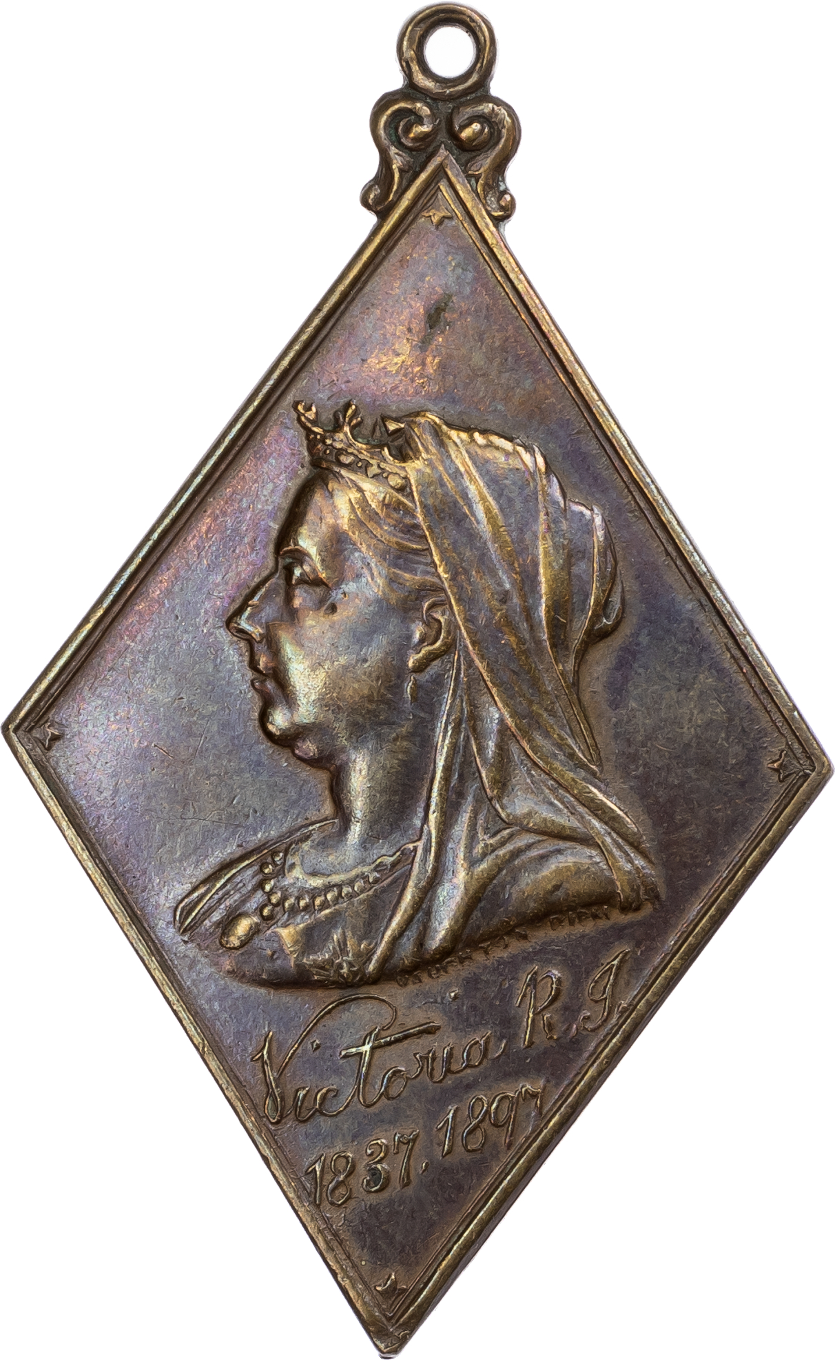 Great Britain. Victoria CU Diamond Jubilee Medalet. 1897. .