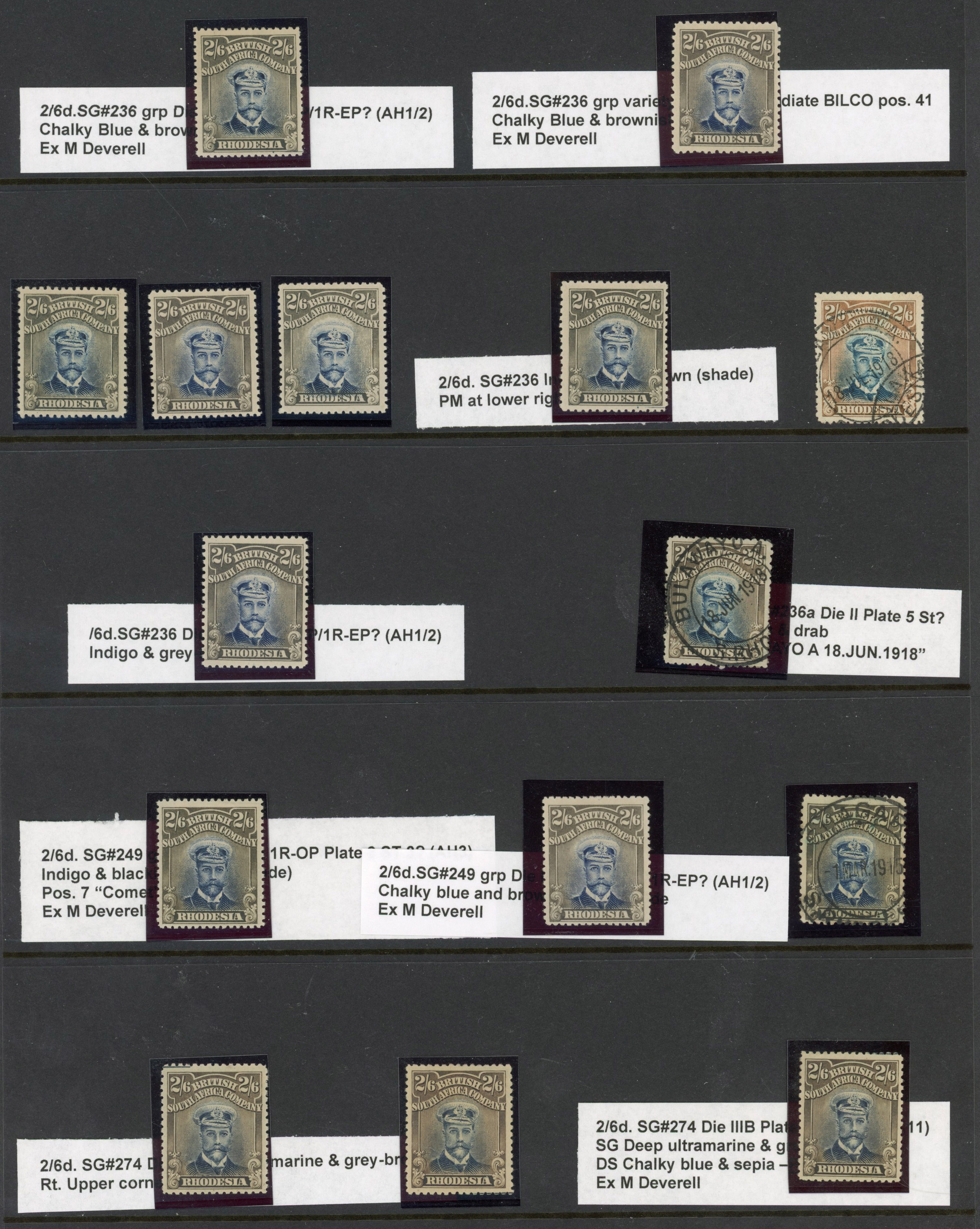 Rhodesia 2/6d balance group