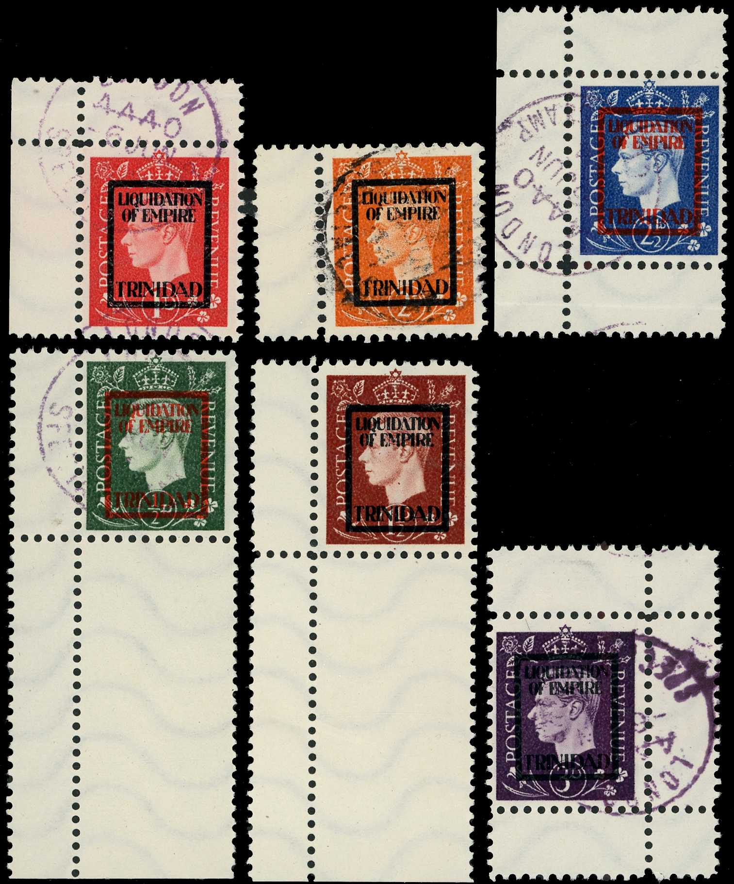 1944 set of six different Nazi...