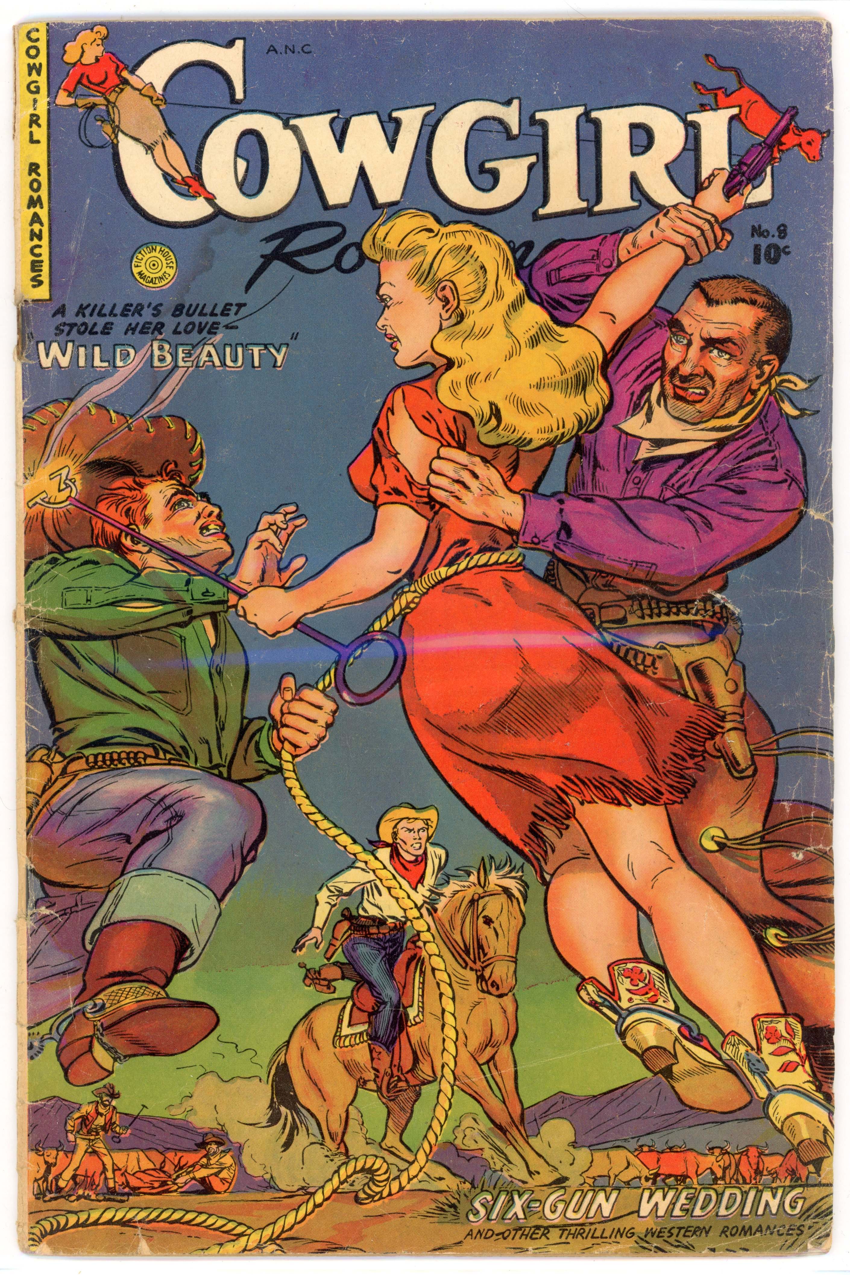 Cowgirl Romances #8 (Fiction House, 1952)