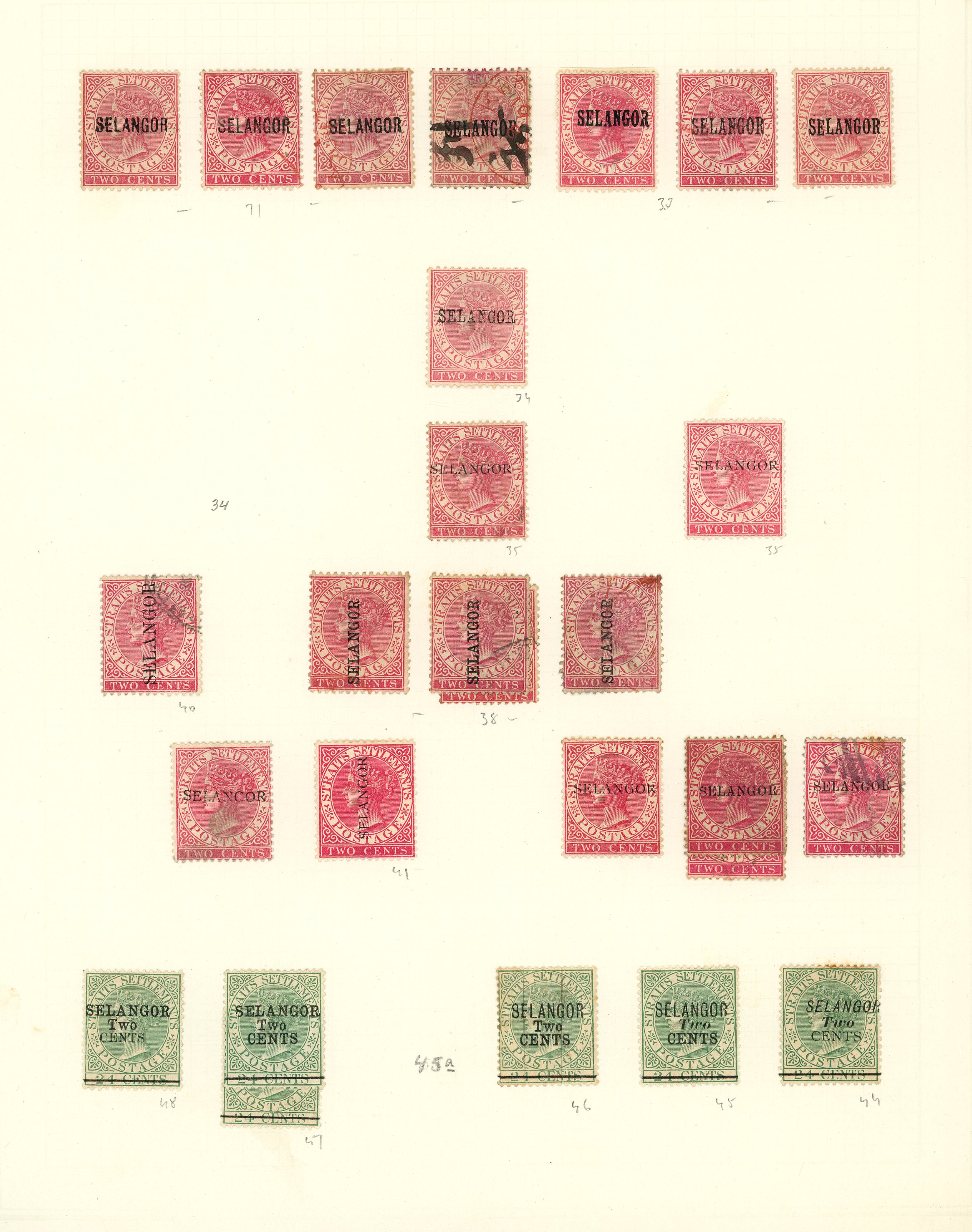 1881-1970 mint and used collection (200) on leaves. Includes SG 2 mint, 3 mint (foxed), a good range of the 1885...