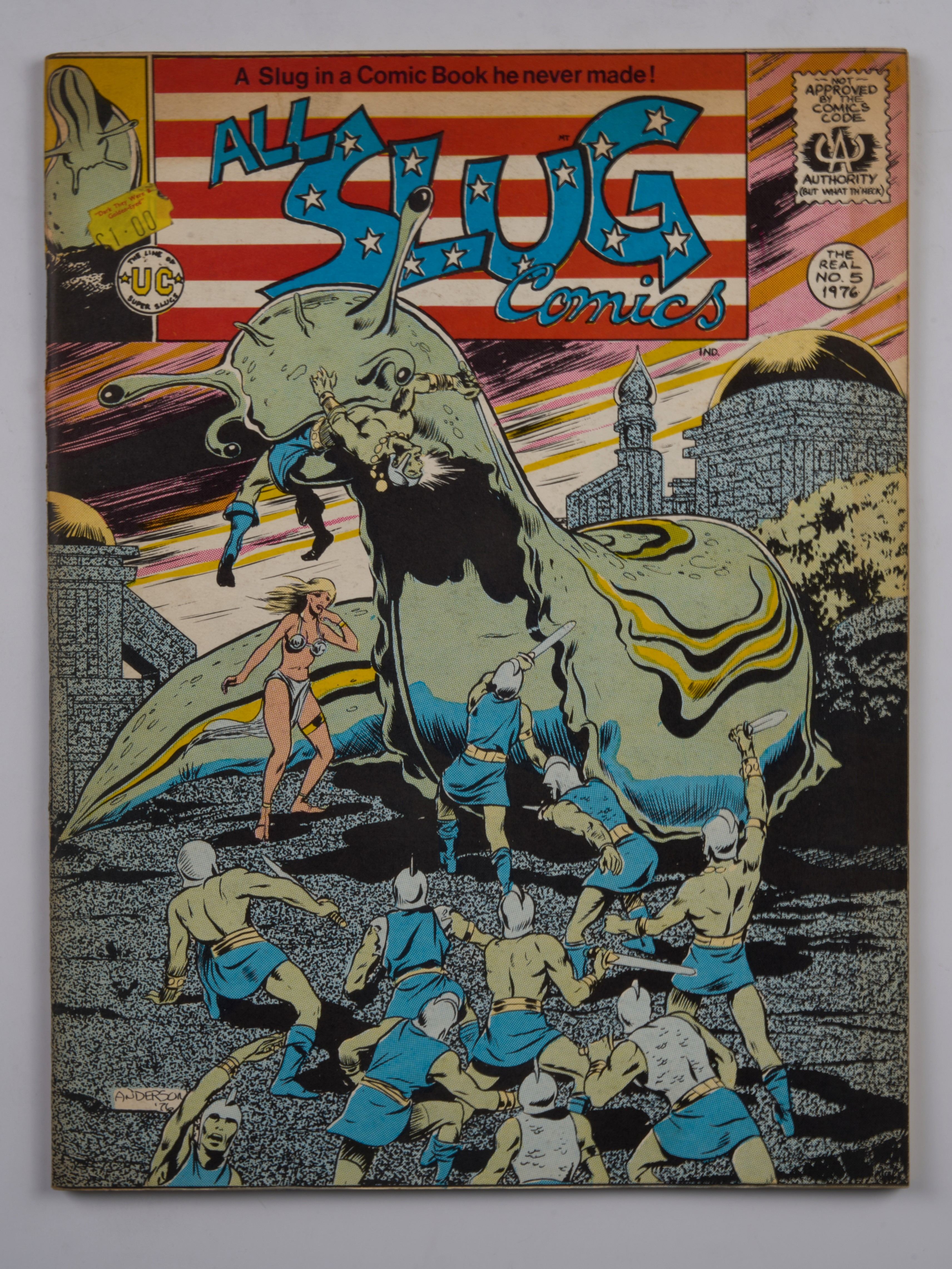 All-Slug Comics #5 1st Print Featuring Work by Jack Kirby, Neal Adams, Brent Anderson & More (Graphic Stories Guild, 1976)