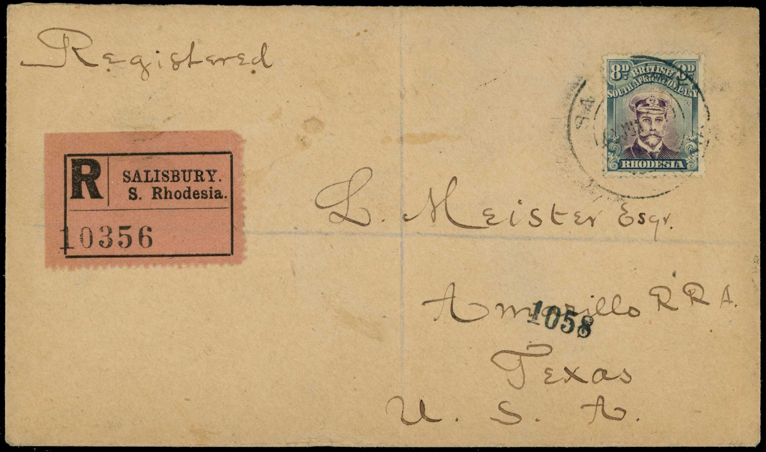 1918-2 8d Die IIIB, perf 14, toned paper,...