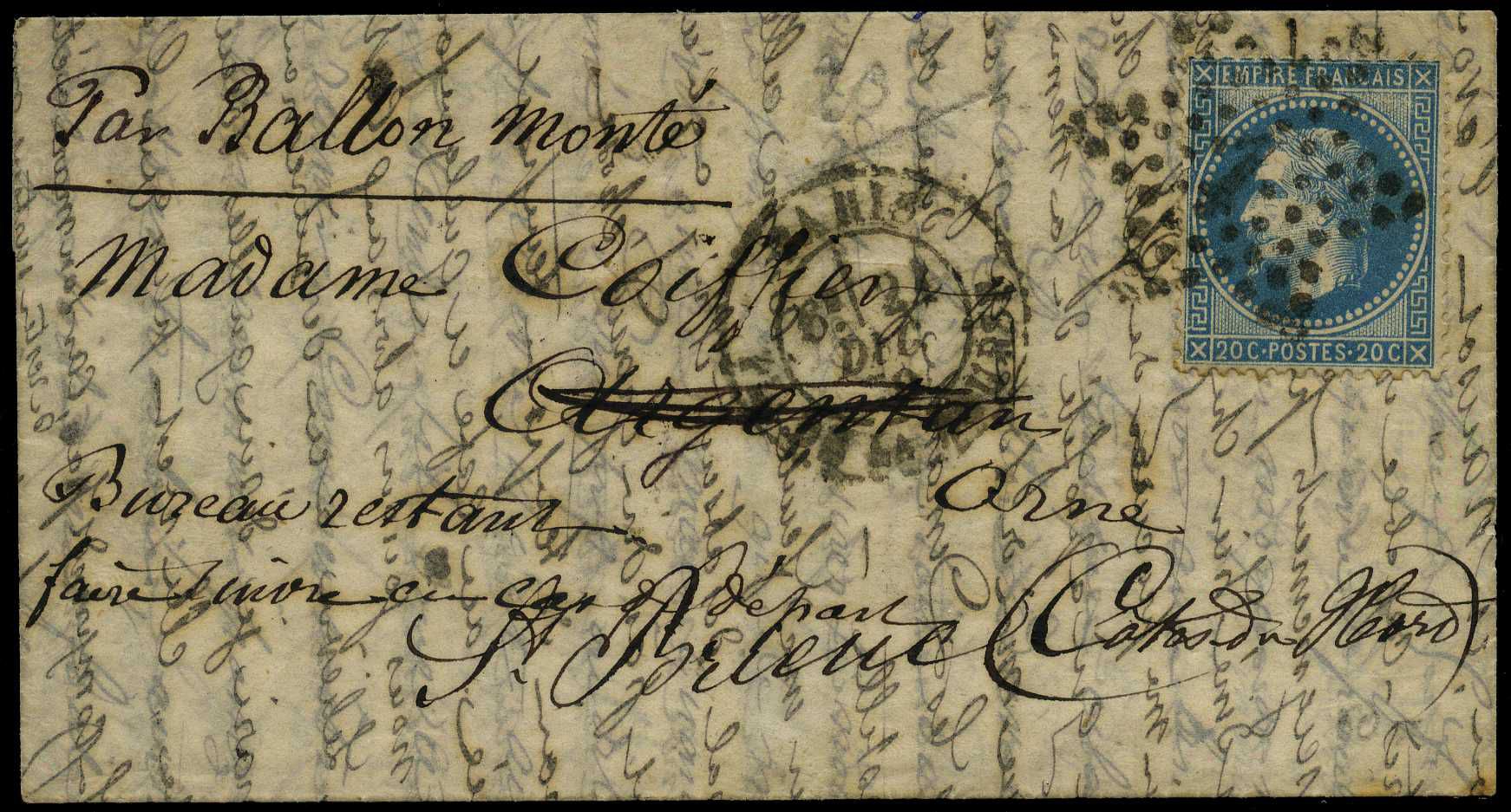 Forty-seventh Balloon of the Siege: 1870...