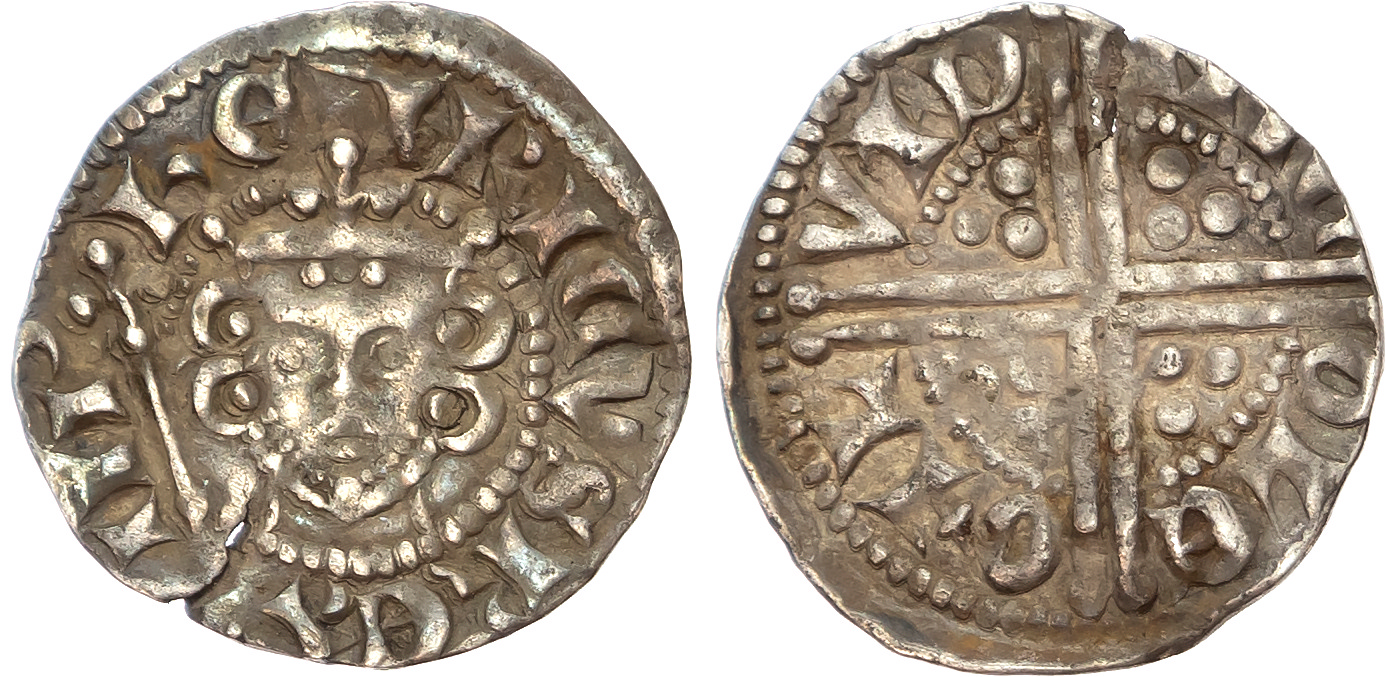 Henry III (1216-1272) AR Penny, Long cross type
